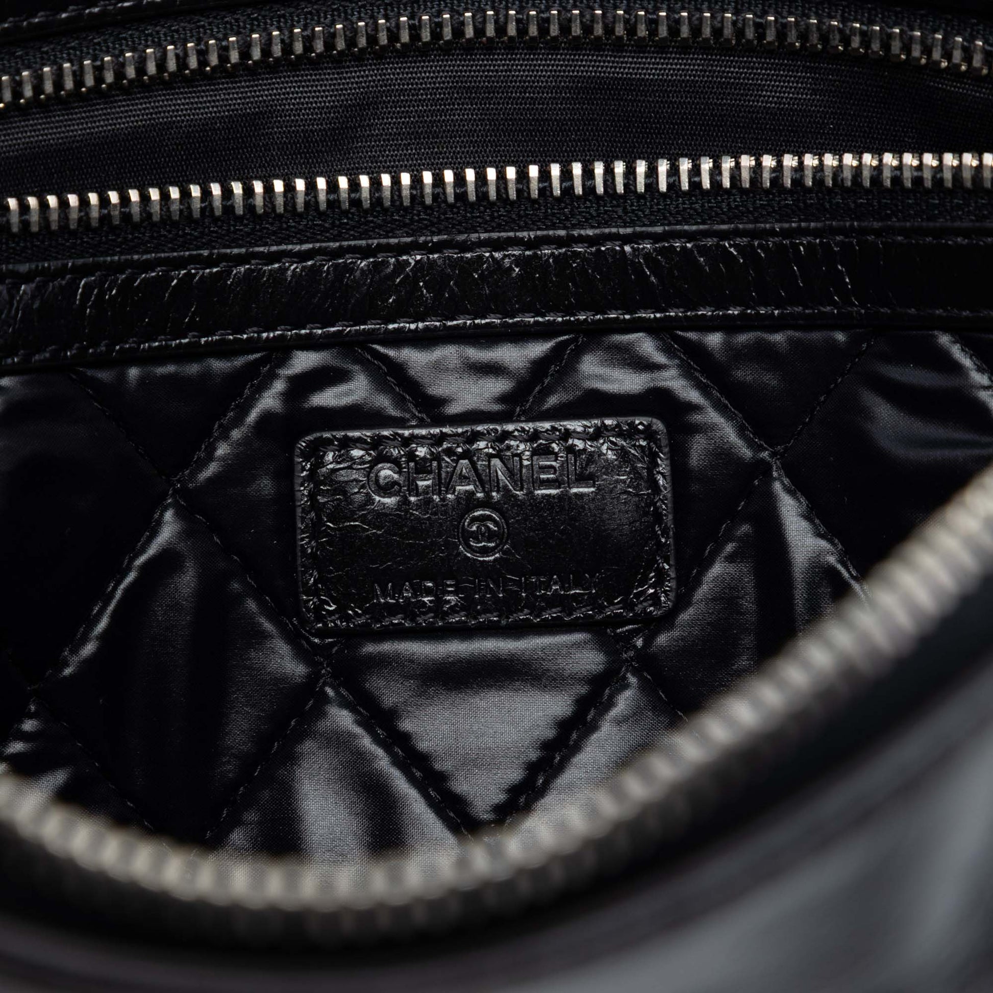 Chanel Distressed Calfskin Je Ne Suis Pas En Solde Clutch
