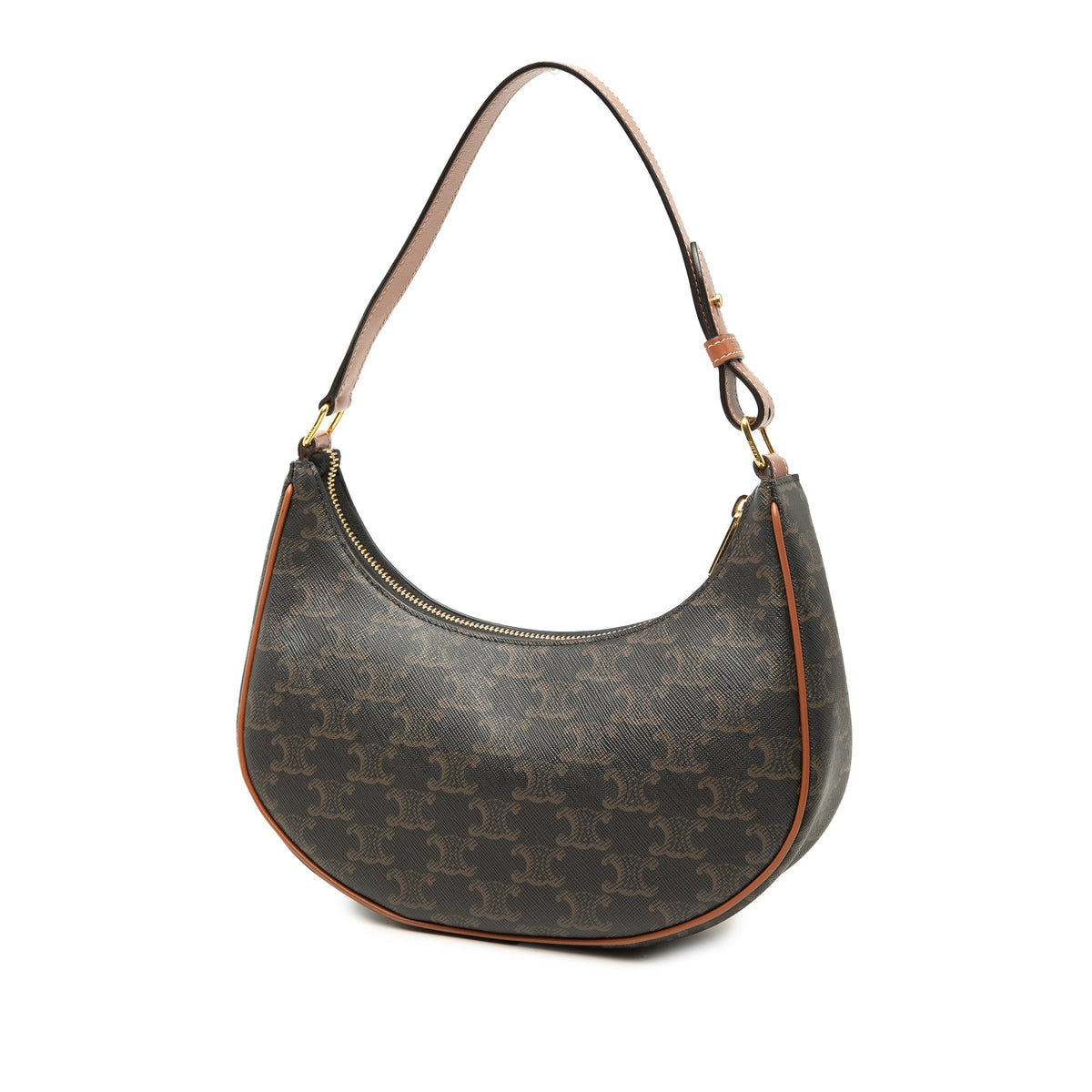 Celine Triomphe Coated Canvas Ava Shoulder Bag