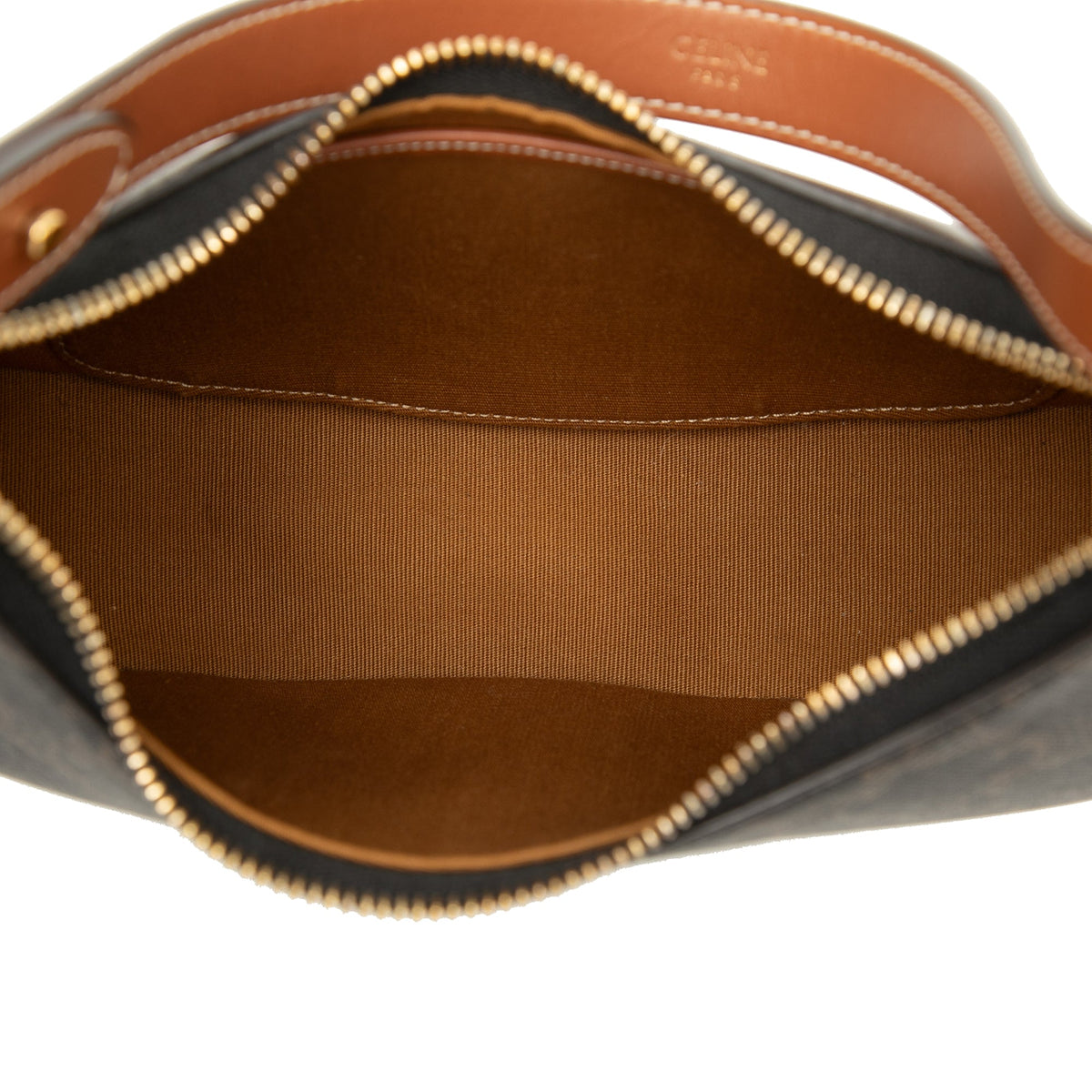 Celine Triomphe Coated Canvas Ava Shoulder Bag