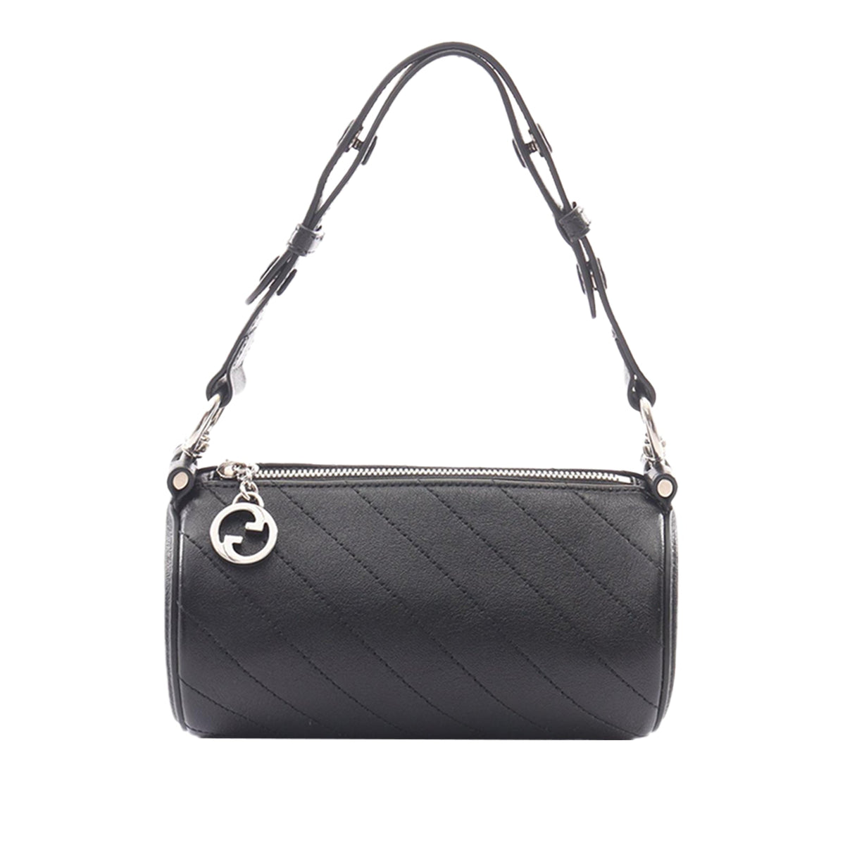 Gucci Mini Leather Blondie Barrel Shoulder Bag