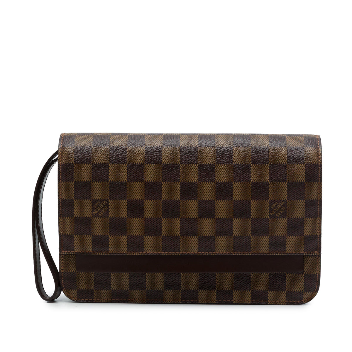 Louis Vuitton Damier Ebene Saint Louis Pochette — Brown