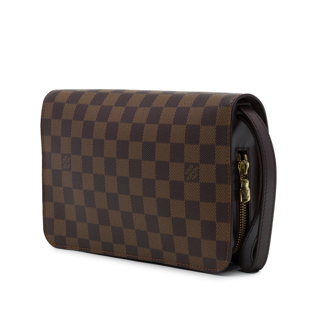 Louis Vuitton Damier Ebene Saint Louis Pochette — Brown