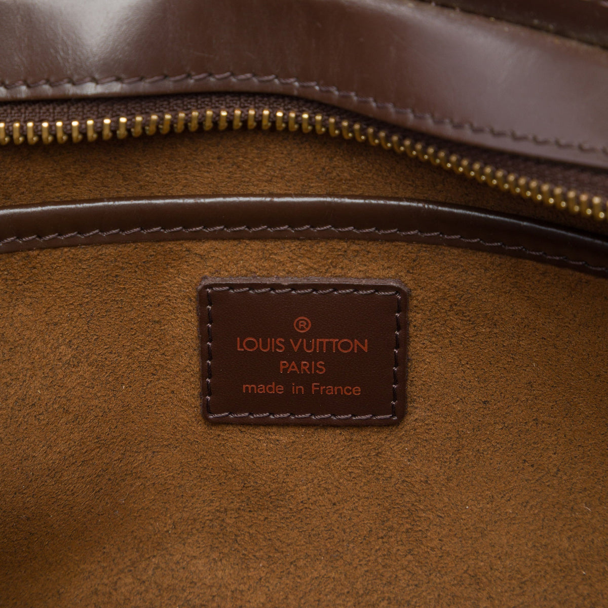 Louis Vuitton Damier Ebene Saint Louis Pochette — Brown