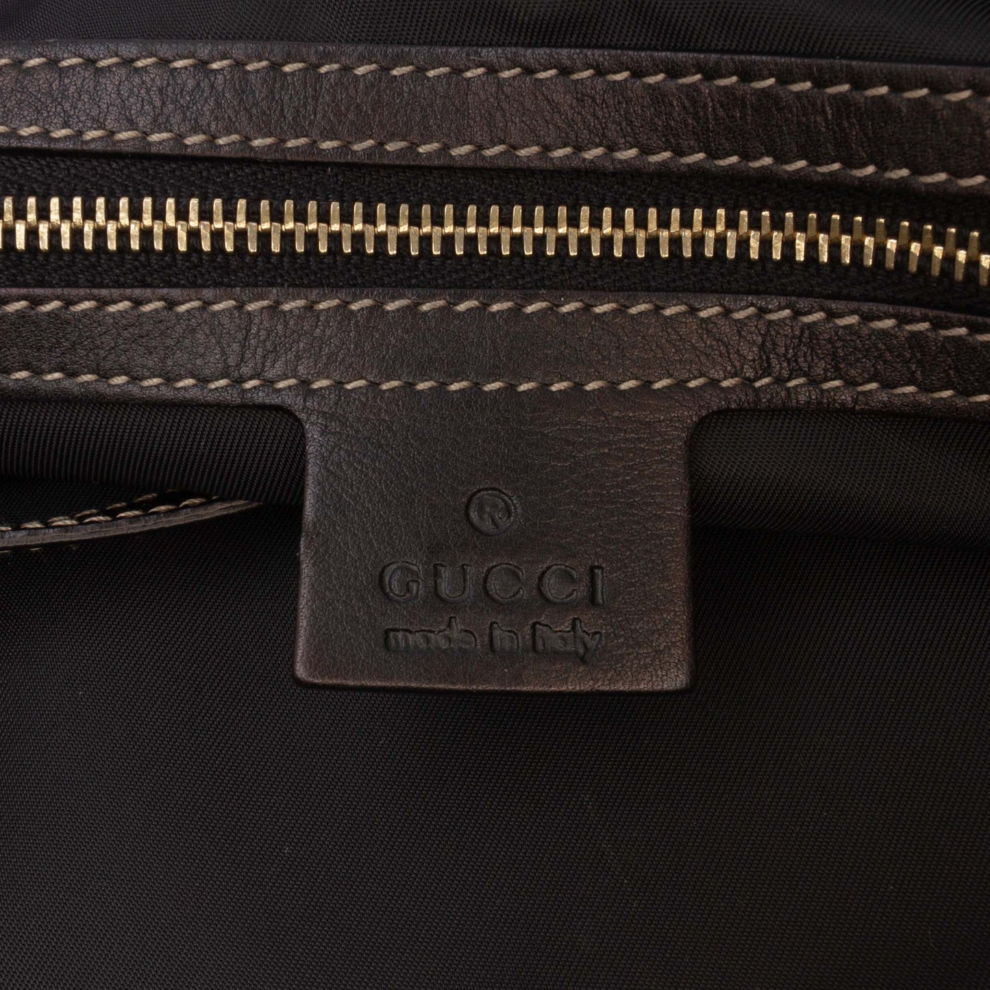 Gucci Patent Dialux Britt Web Tote