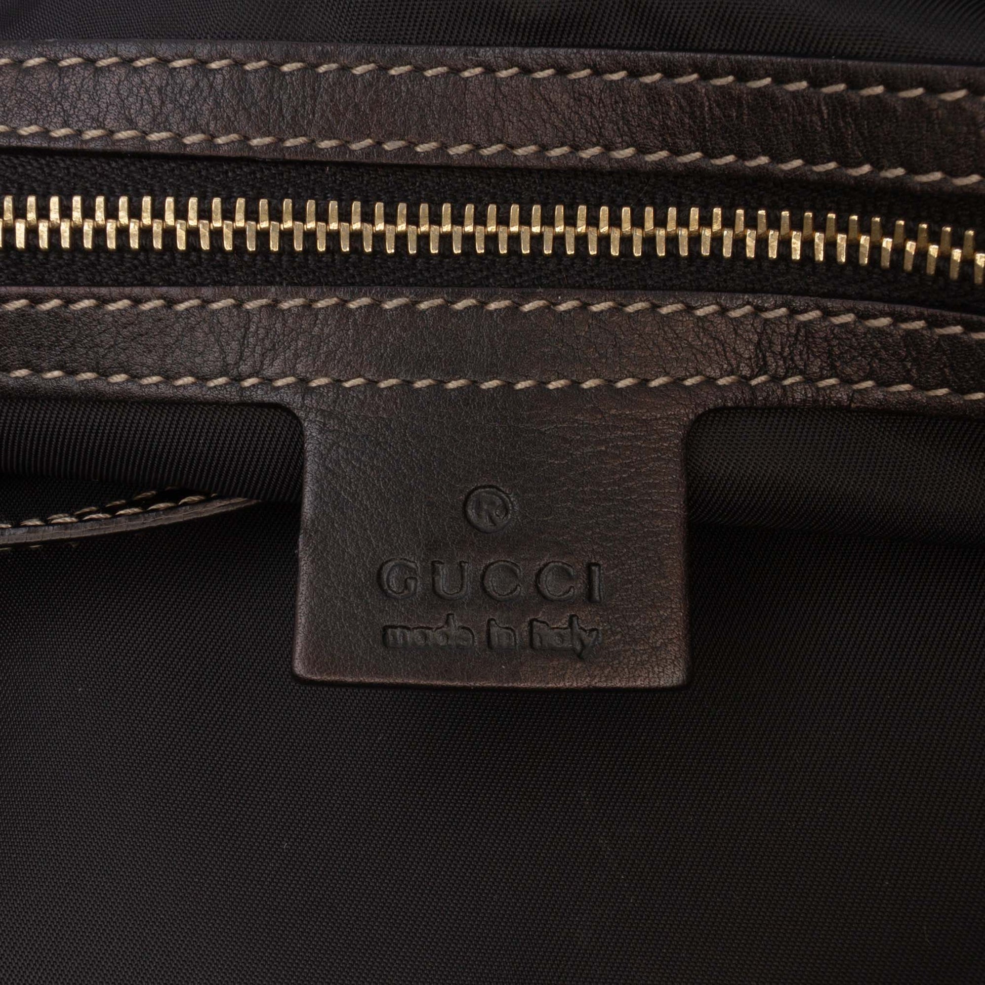 Gucci Patent Dialux Britt Web Tote
