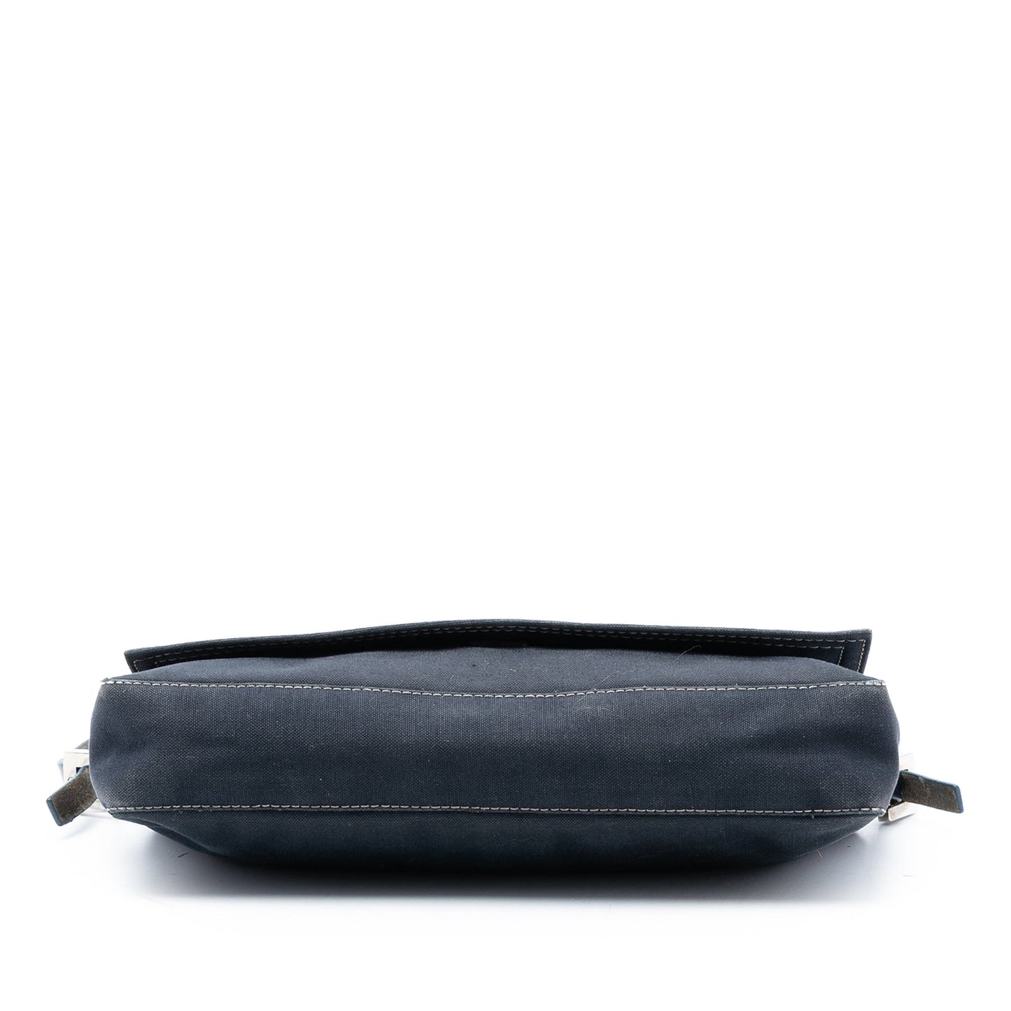 Fendi Canvas FF Marble Baguette Shoulder Bag