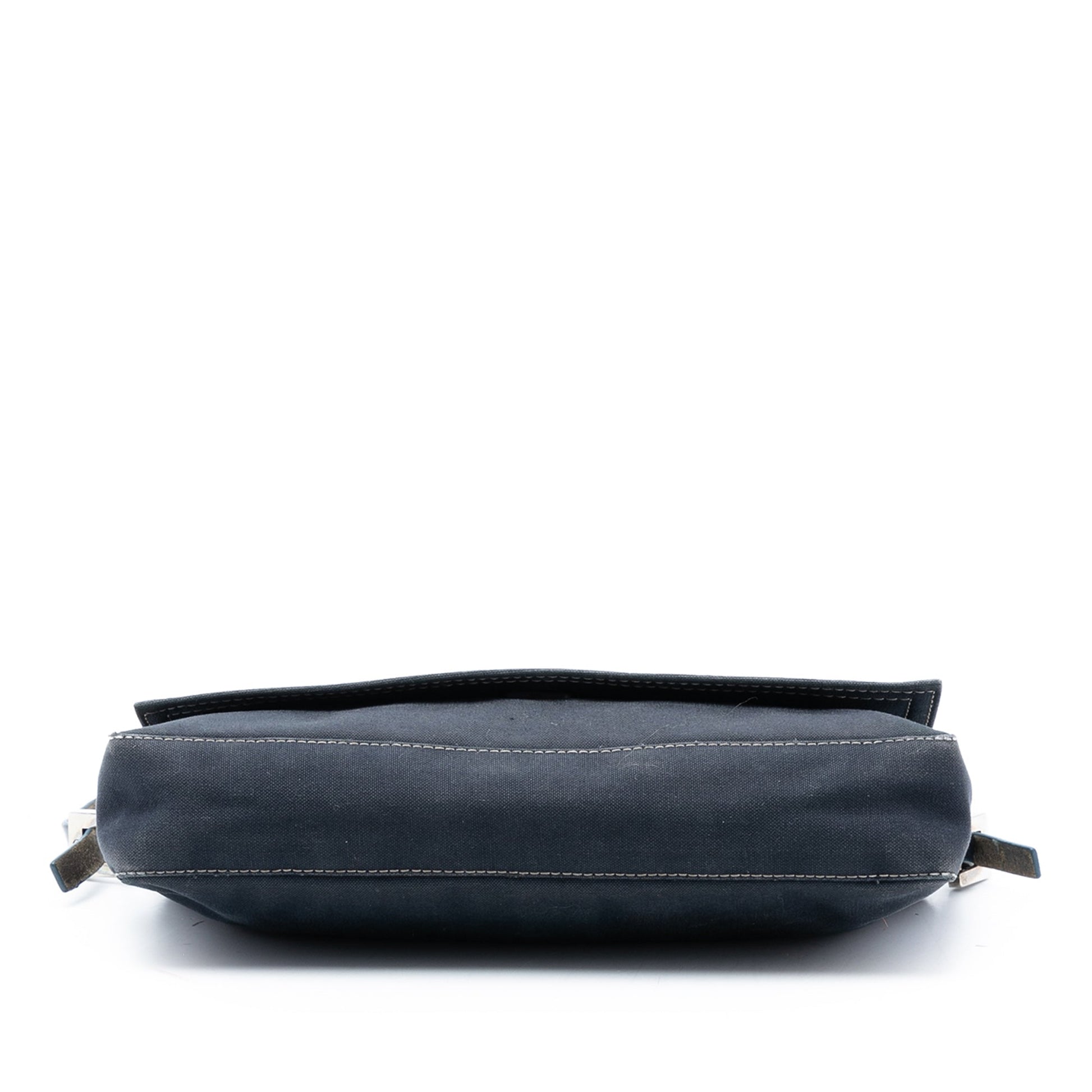 Fendi Canvas FF Marble Baguette Shoulder Bag