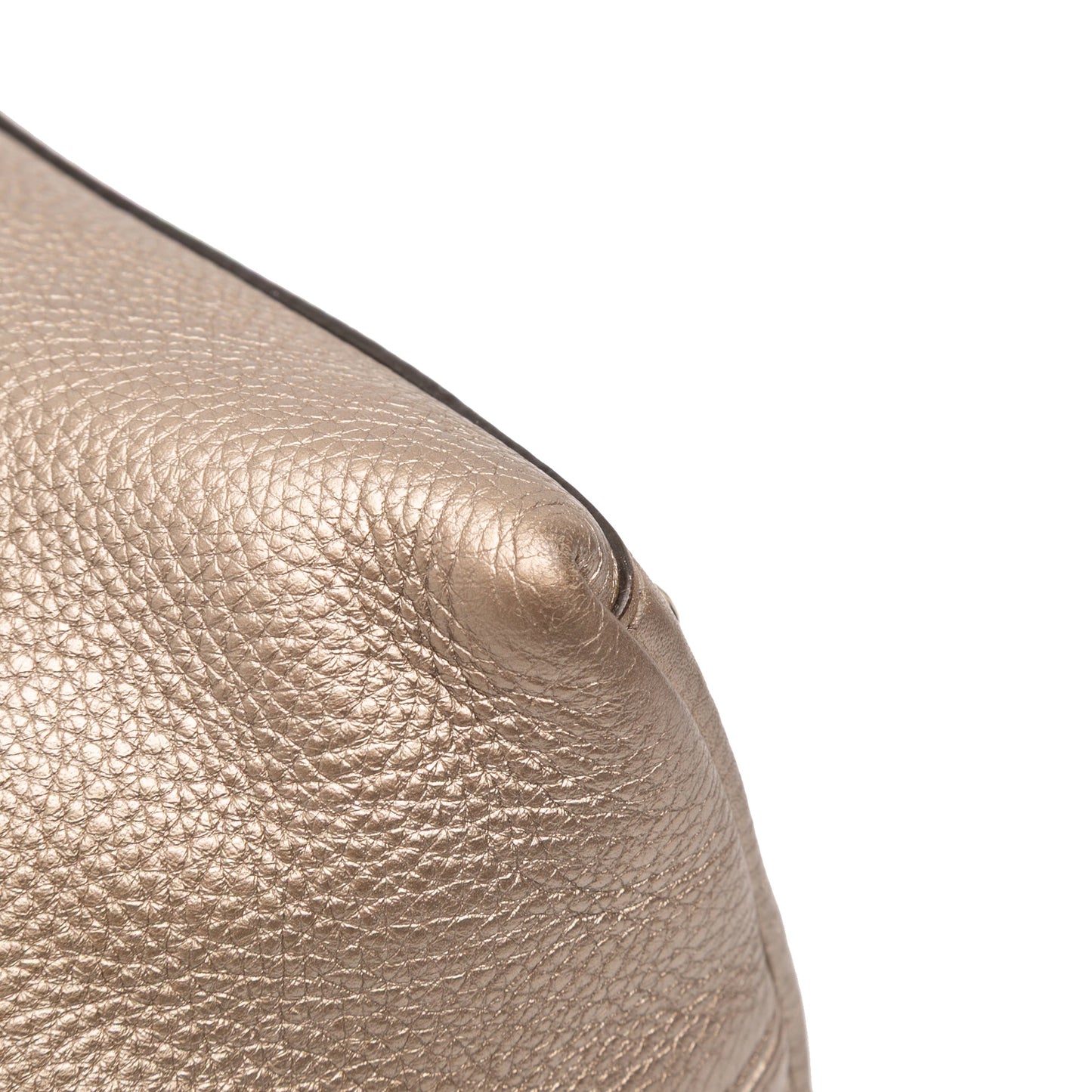 Gucci Small Metallic Leather Soho Working Satchel