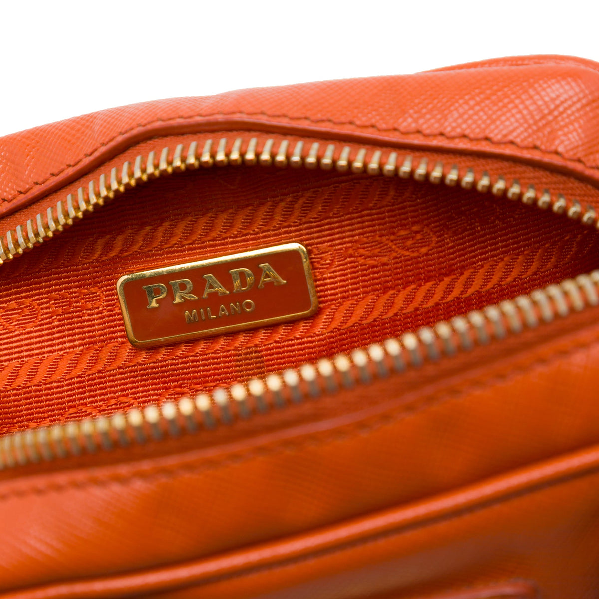 Prada Mini Saffiano Lux Bauletto Bag
