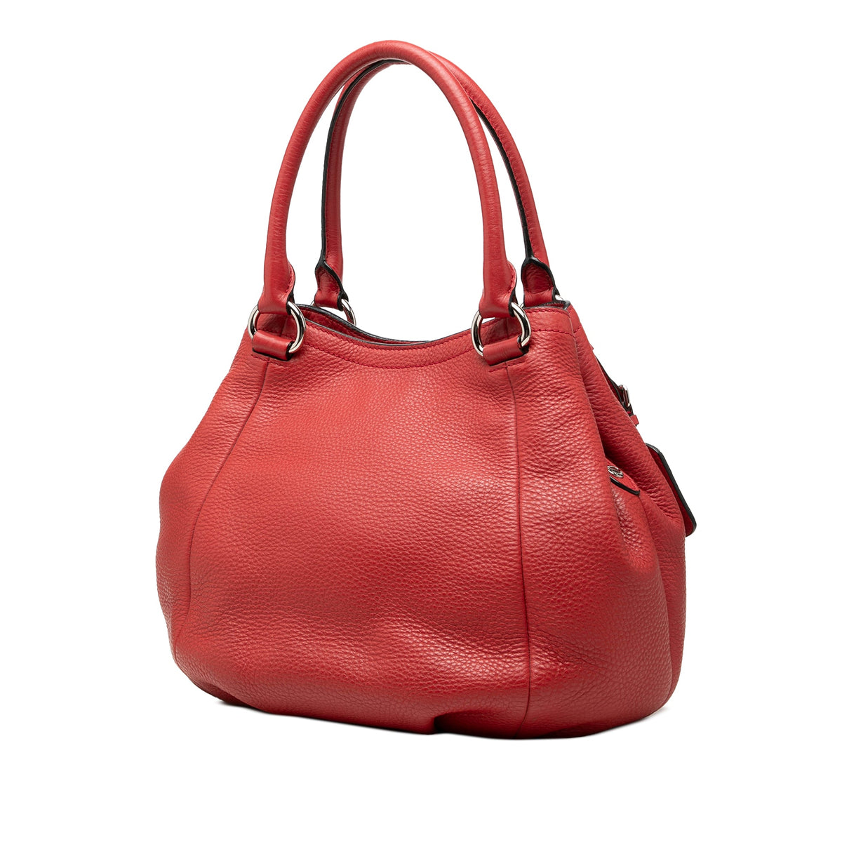 Prada Vitello Daino Open Convertible Tote — Red