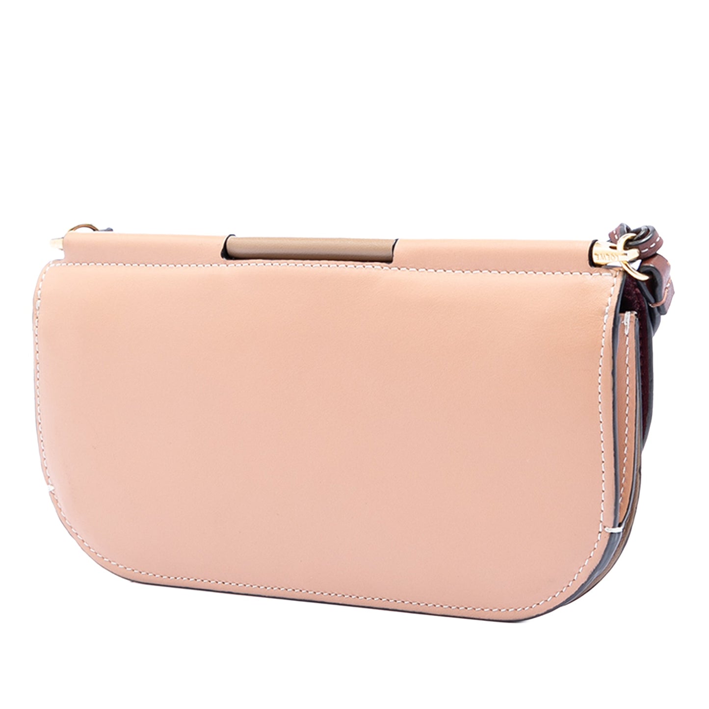Bicolor Leather Anagram Gate Pochette Crossbody