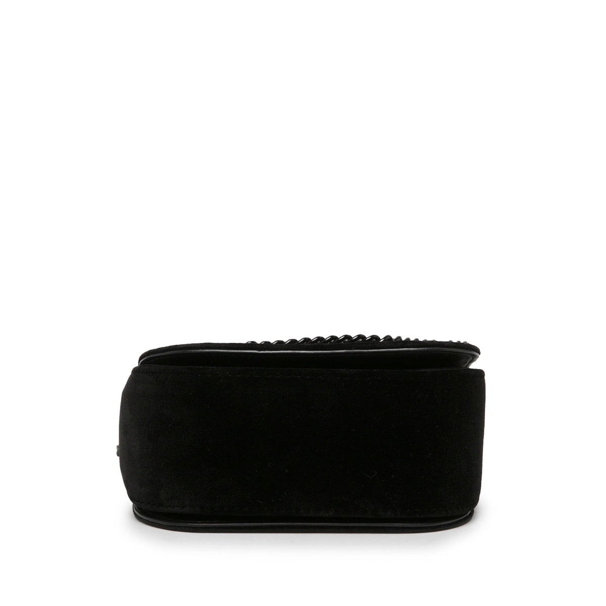 Stella McCartney Mini Velvet Falabella Box Crossbody — Black