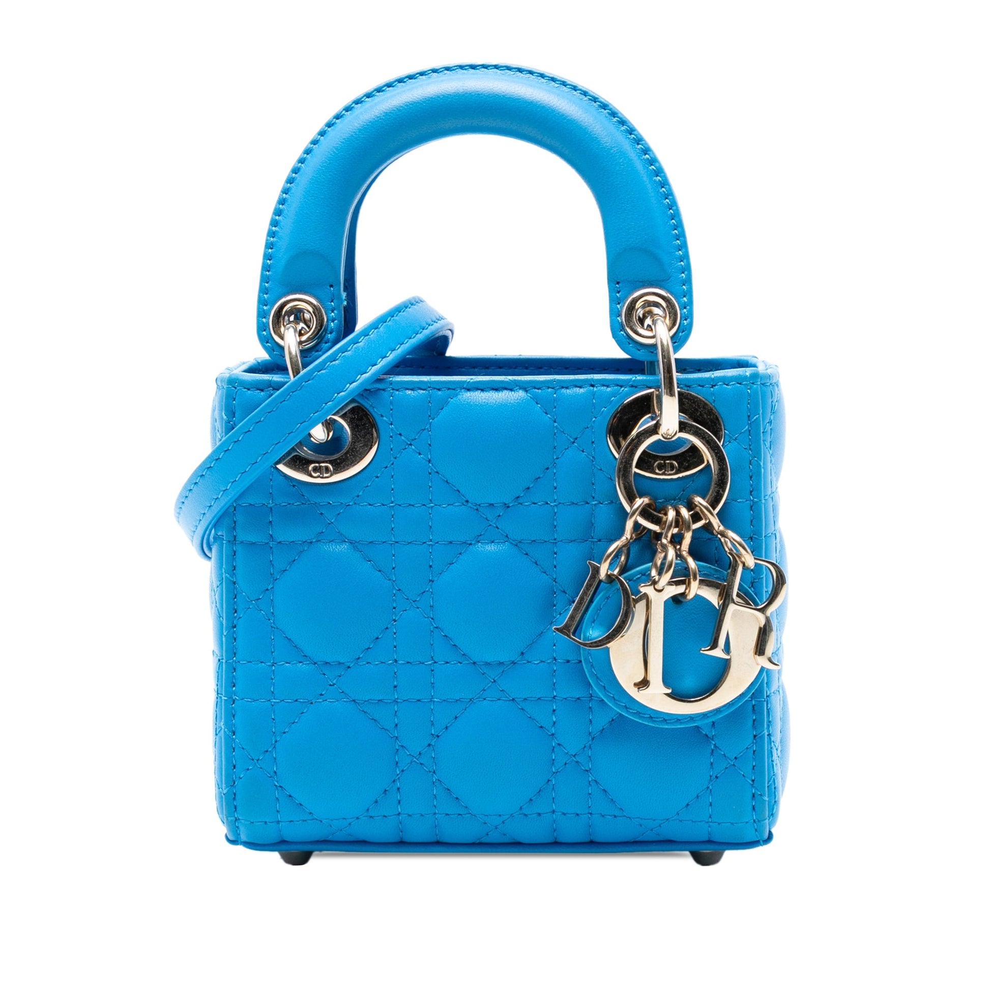 Dior Micro Lambskin Cannage Lady Dior