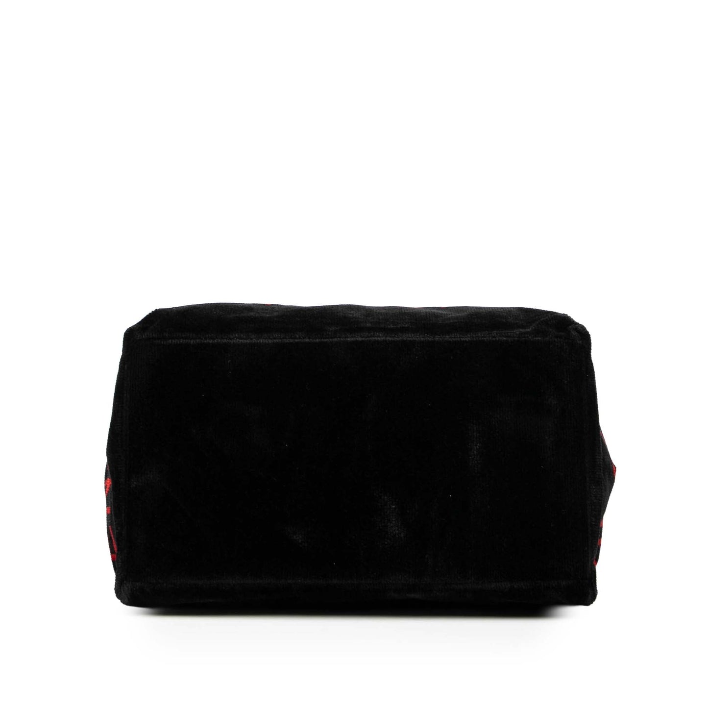 Fendi Velour Logo Tote