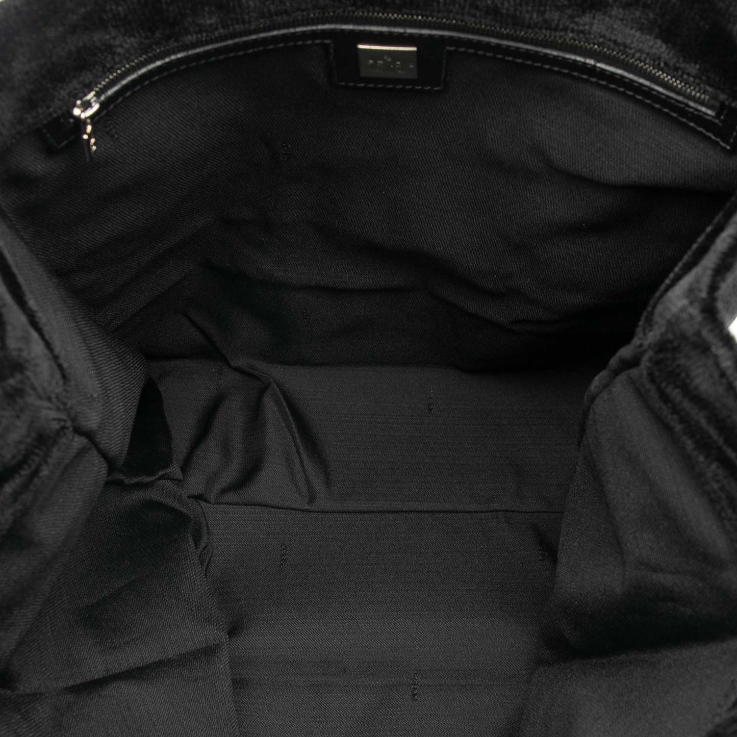 Fendi Velour Logo Tote