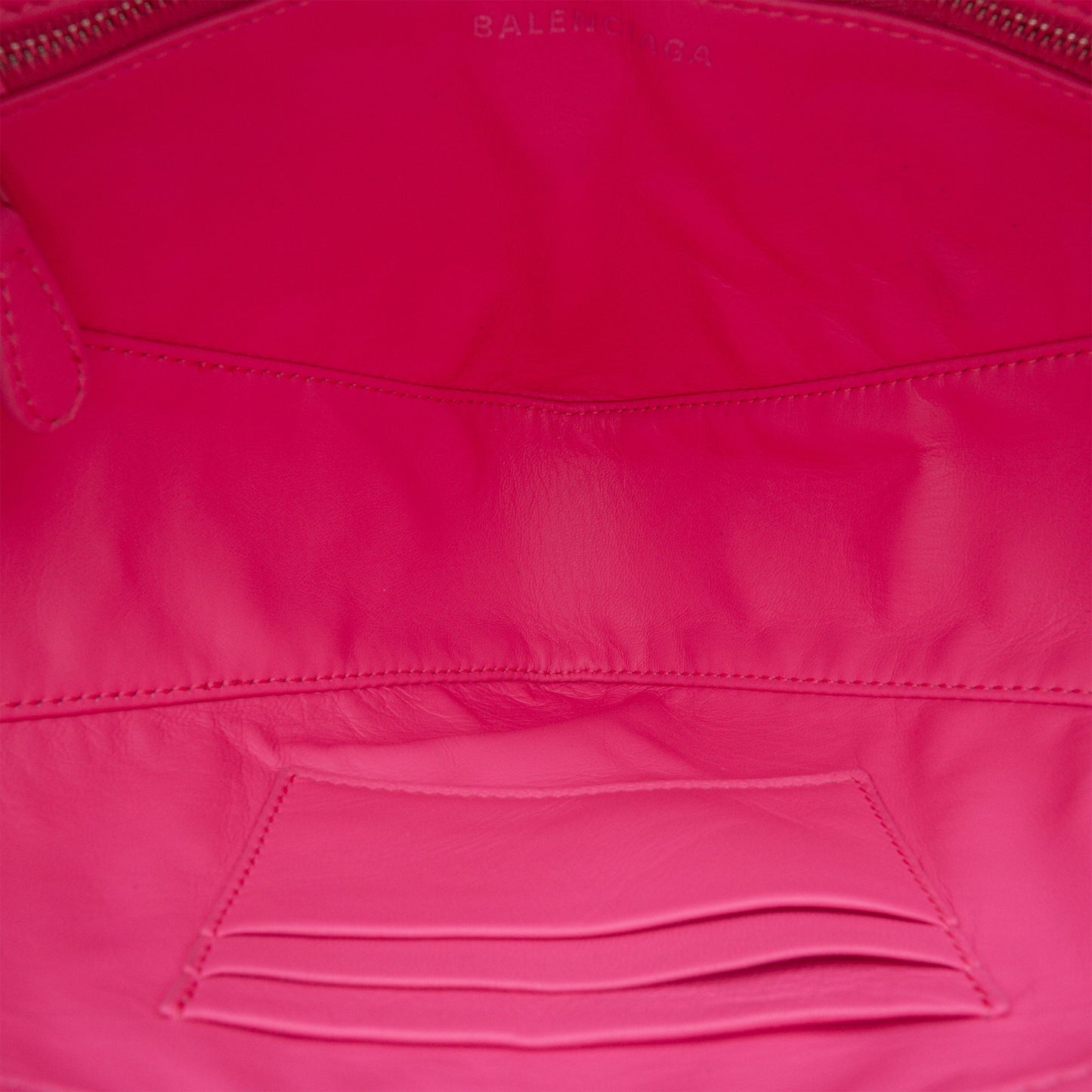 Balenciaga Leather Triangle Chain Crossbody