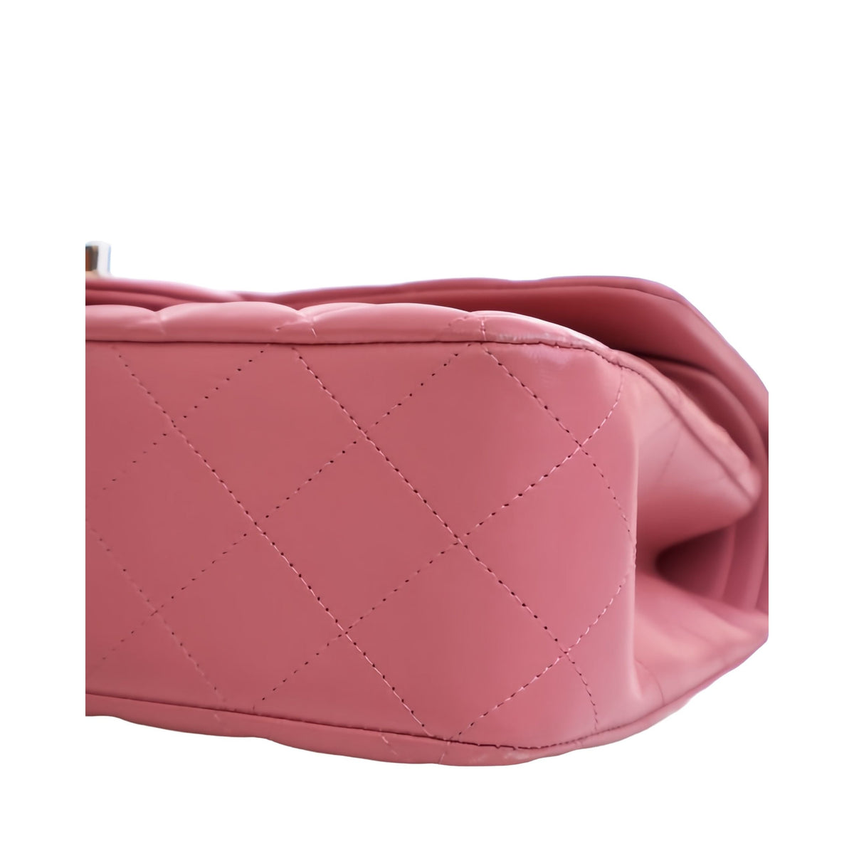 Chanel Medium Classic Lambskin Double Flap — Pink