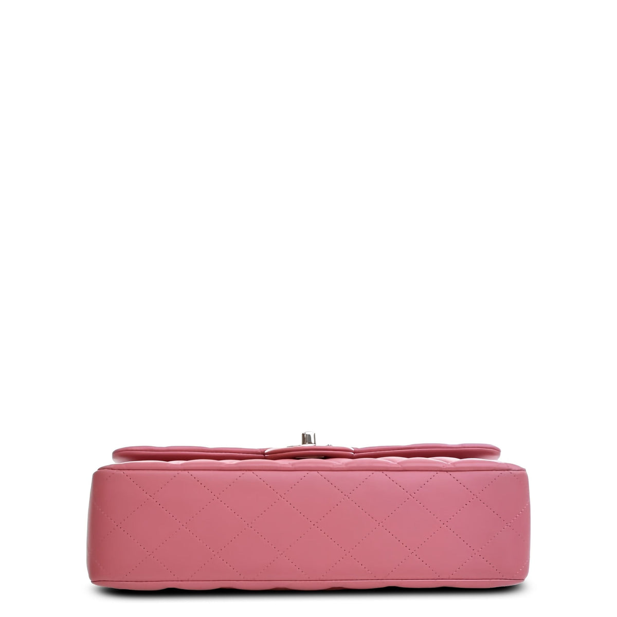 Chanel Medium Classic Lambskin Double Flap — Pink