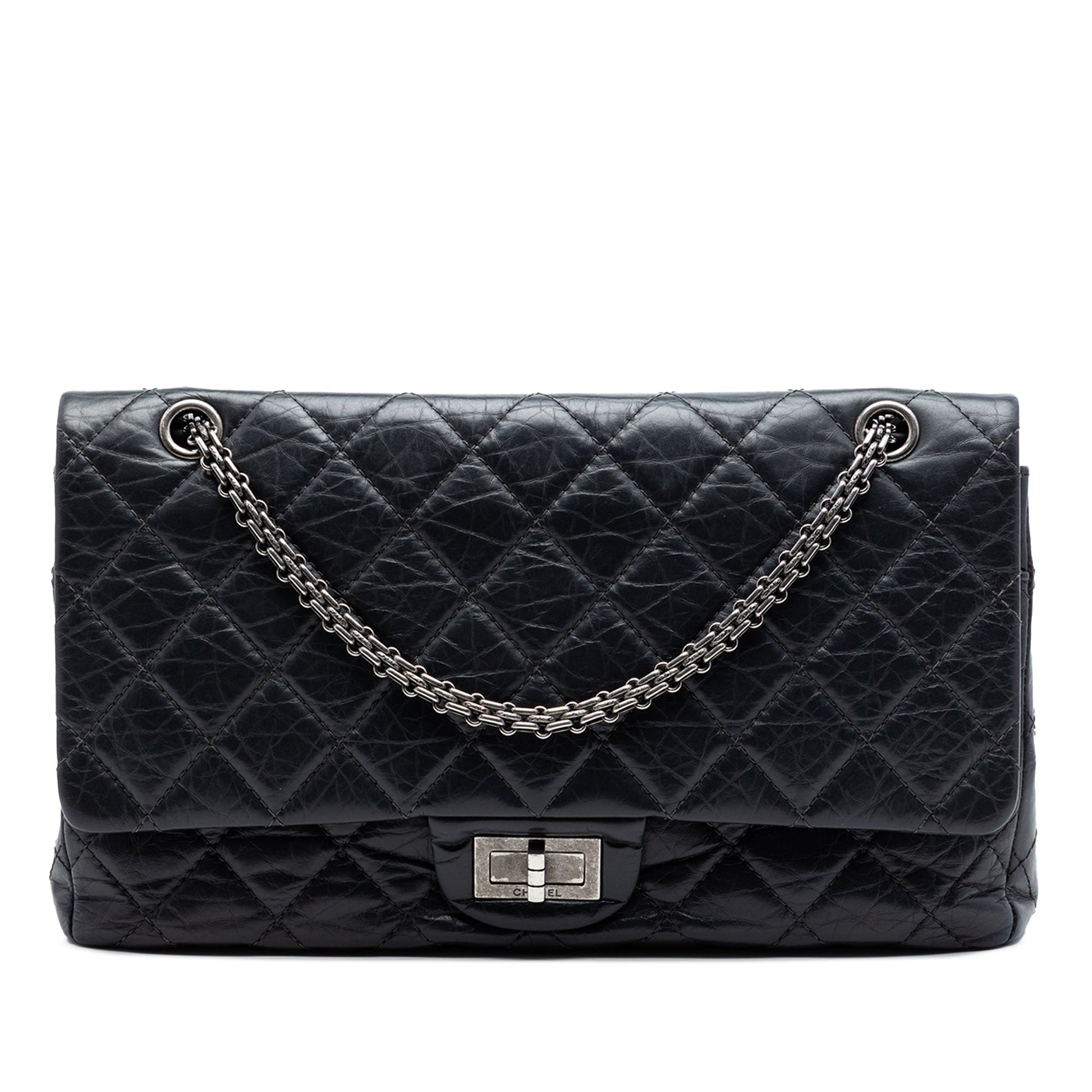 Chanel Quilted Aged Calfskin Reissue 2.55 Double Flap 227