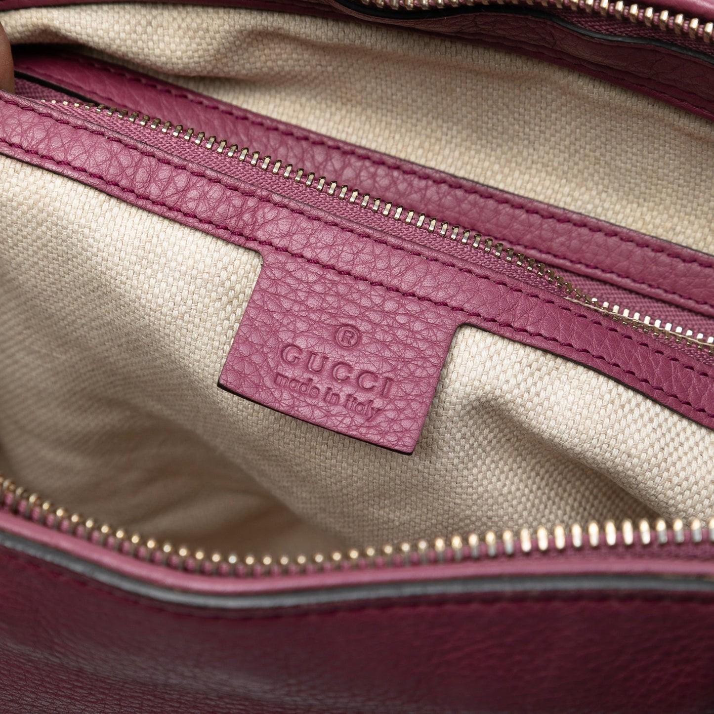Gucci Small Calfskin Soho Cellarius Satchel