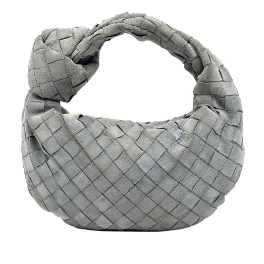 Bottega Veneta Mini Suede Intrecciato Jodie