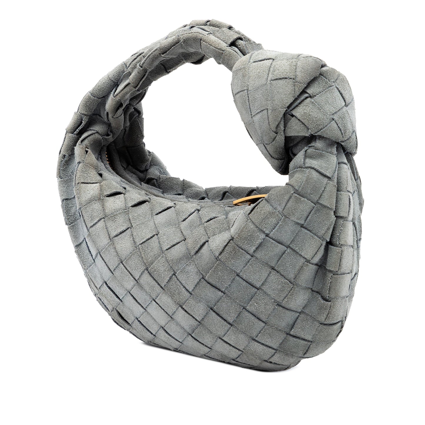 Bottega Veneta Mini Suede Intrecciato Jodie