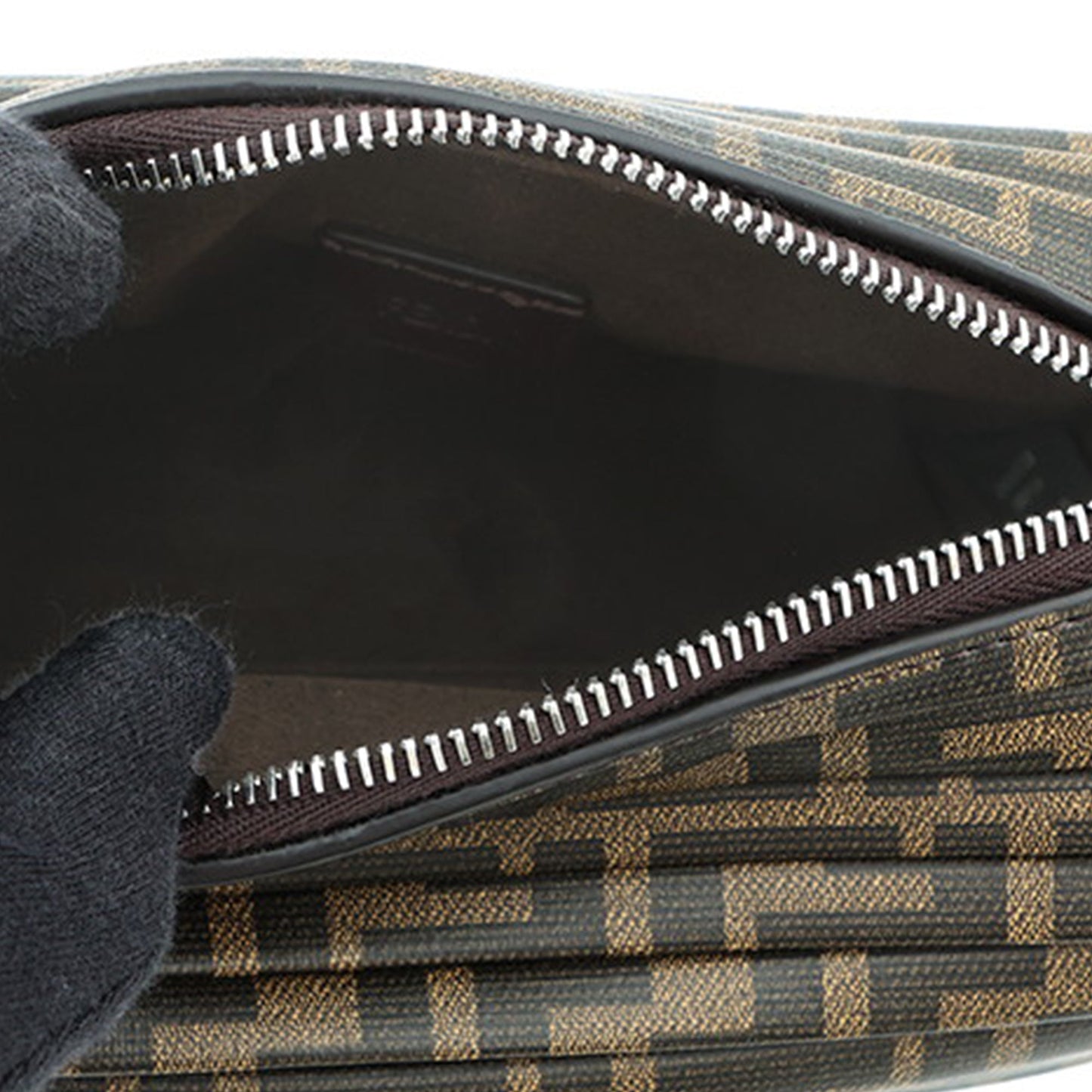 Fendi Zucca Coated Canvas Caramella Candy Camera Bag