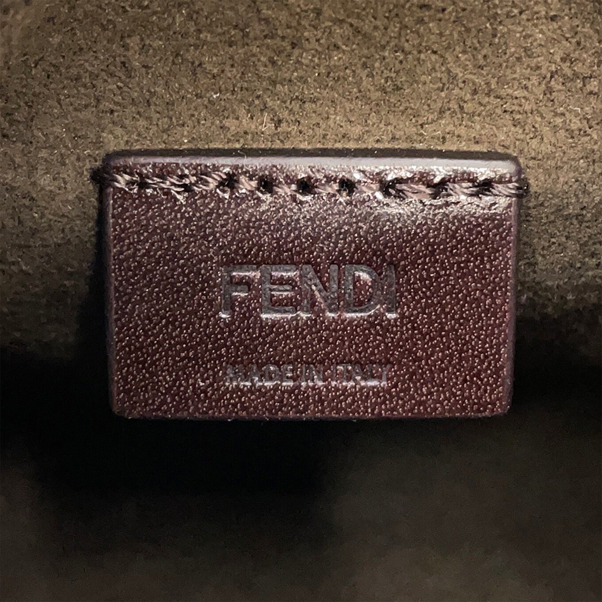 Fendi Zucca Coated Canvas Caramella Candy Camera Bag