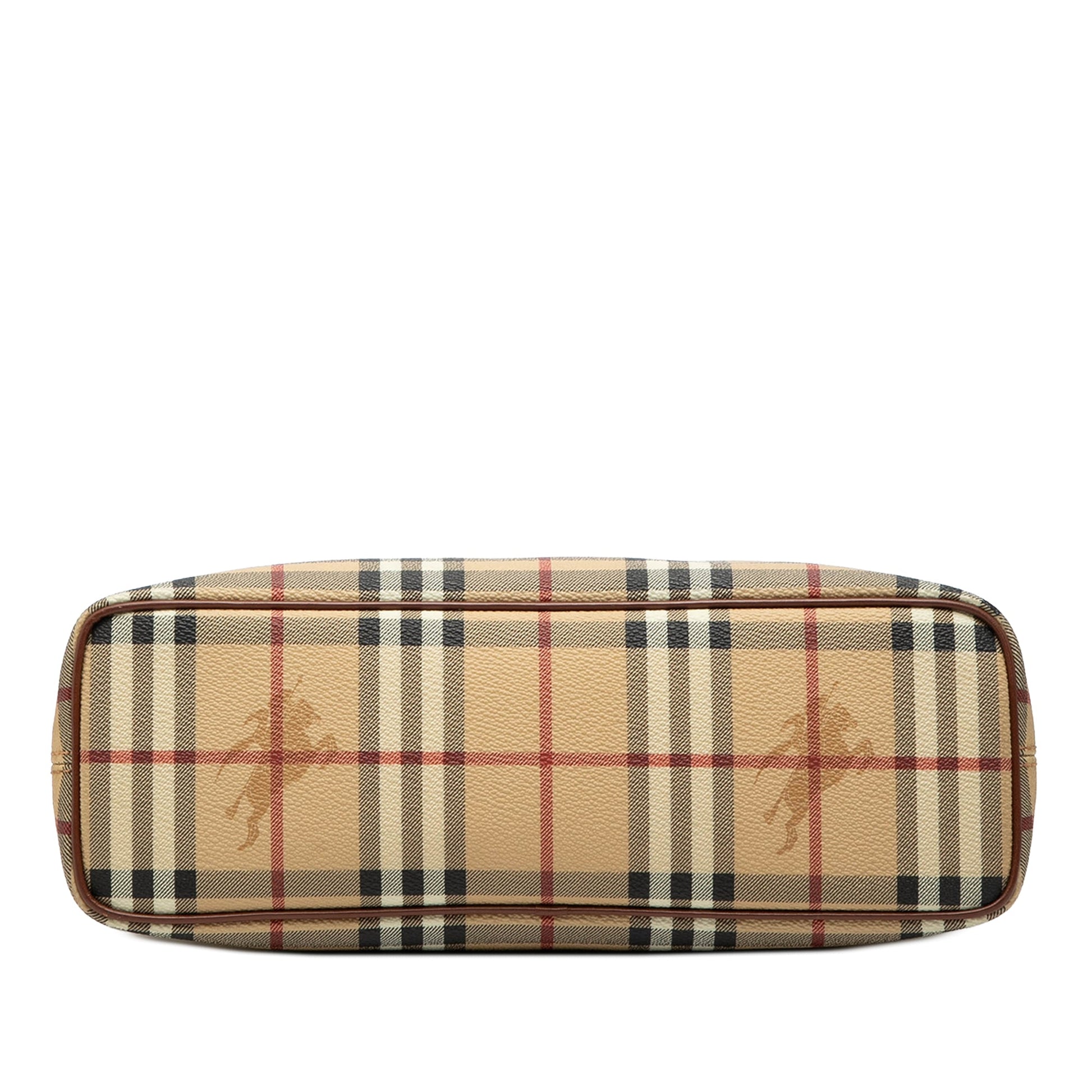 Burberry Haymarket Check Coated Canvas Tote
