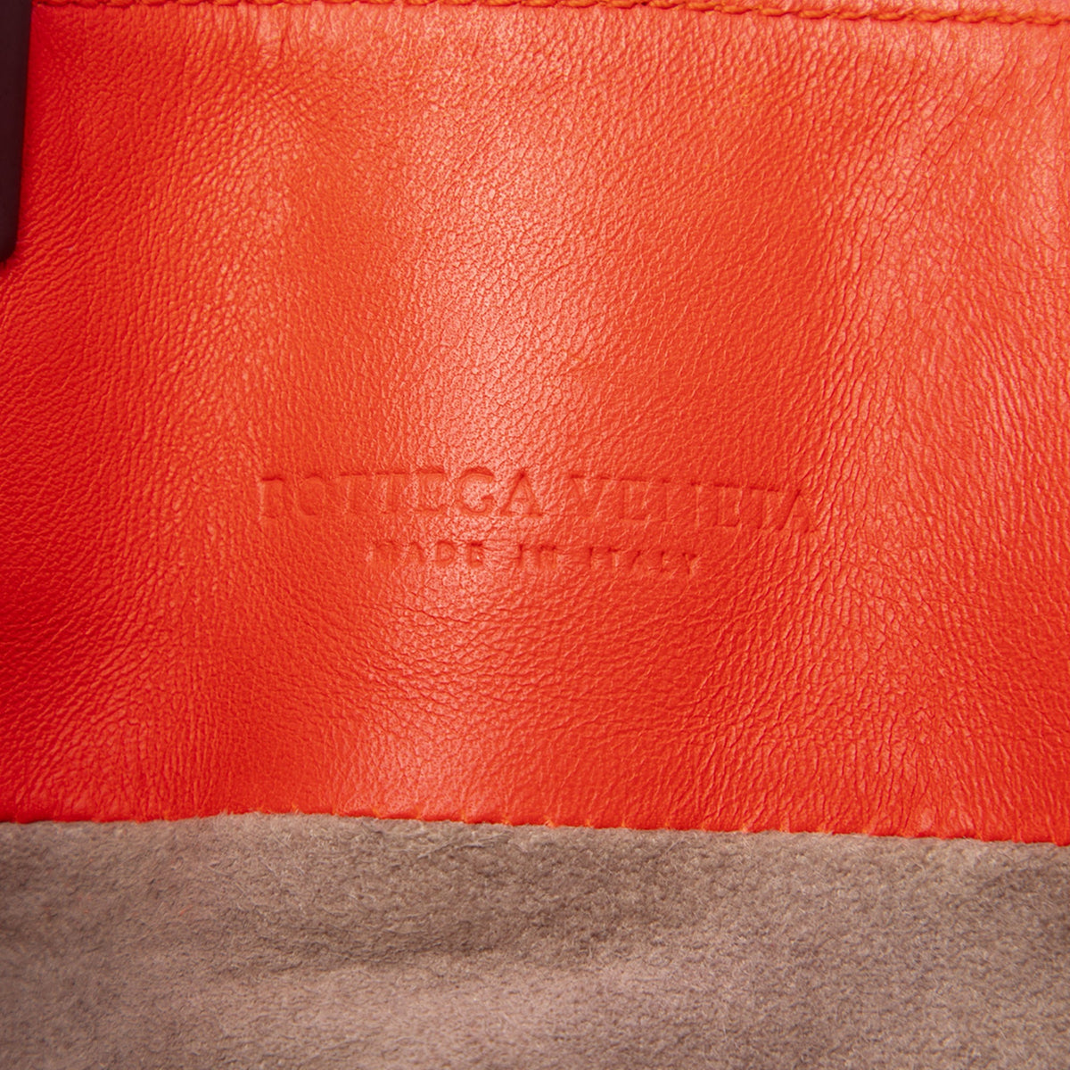 Bottega Veneta Nappa Intrecciato Bucket Bag — Red