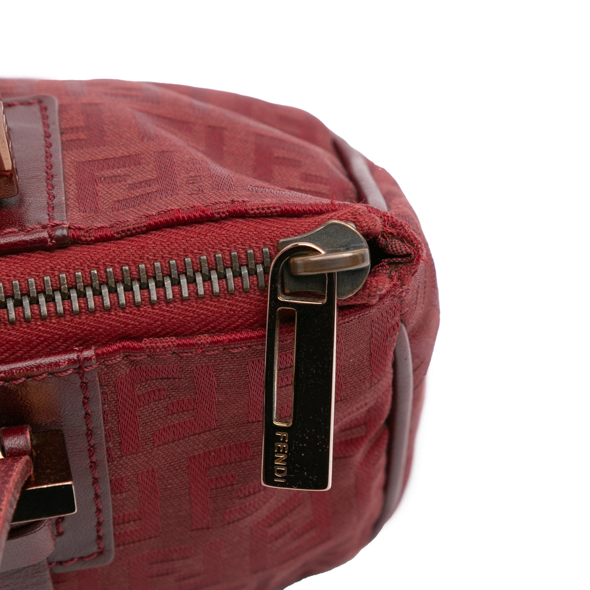 Fendi Zucchino Canvas Handbag