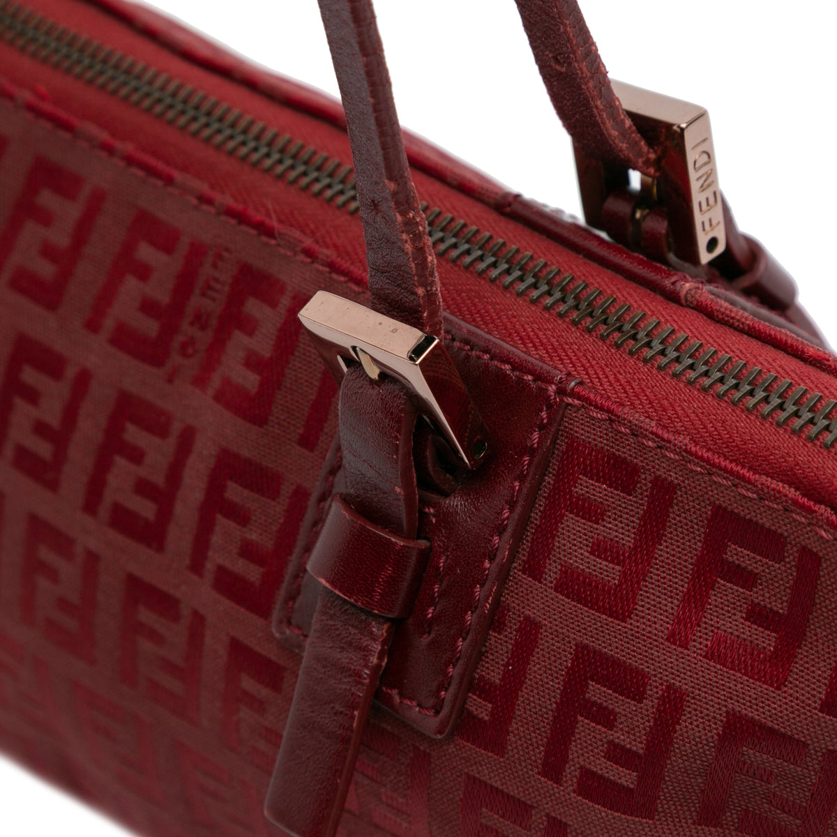 Fendi Zucchino Canvas Handbag