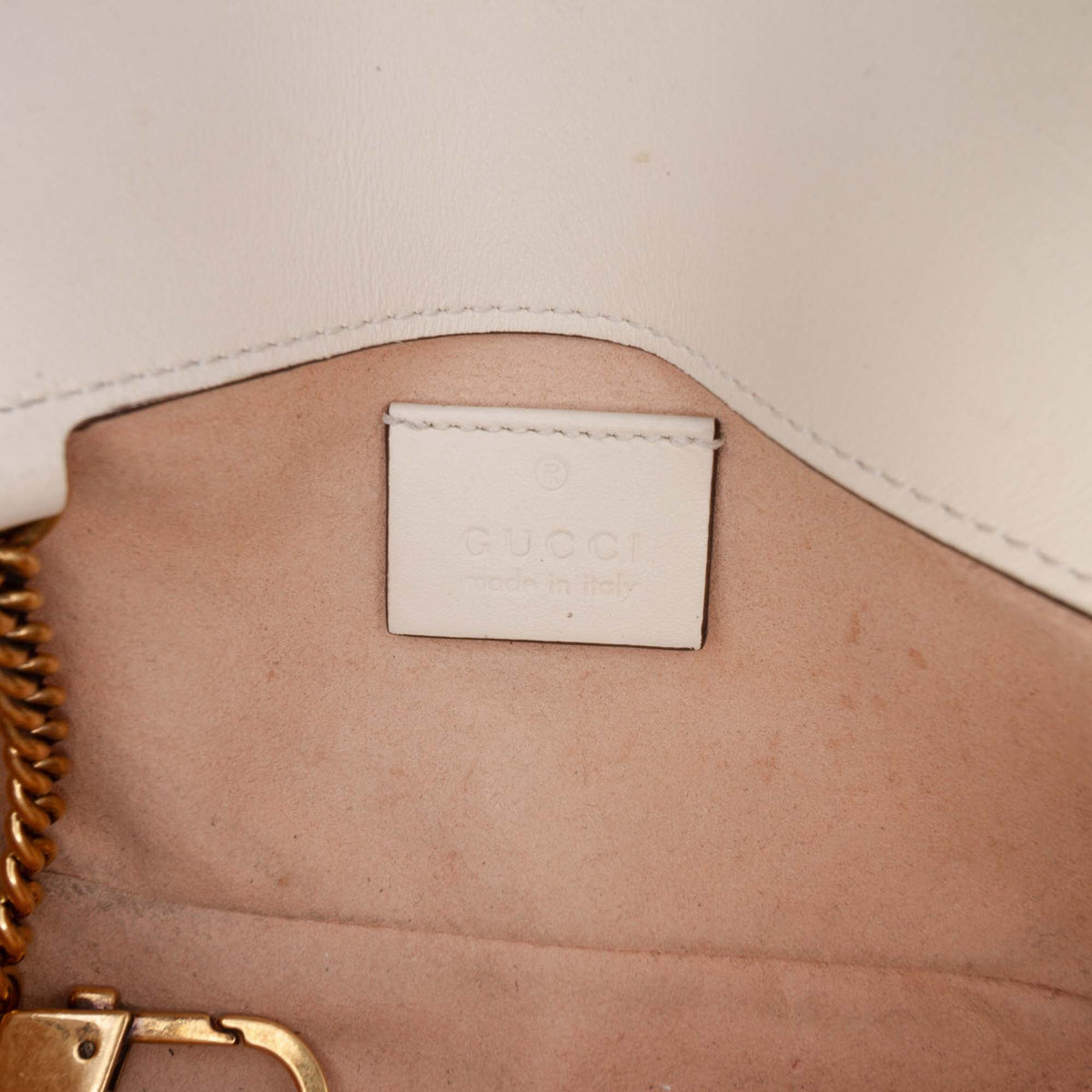 Gucci Mini GG Marmont Matelasse Calfskin Flap Crossbody