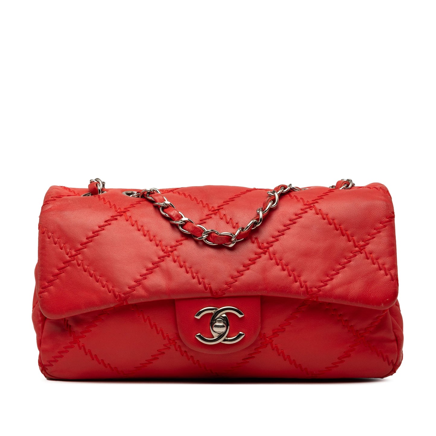 Chanel CC Quilted Lambskin Ultimate Stitch Flap