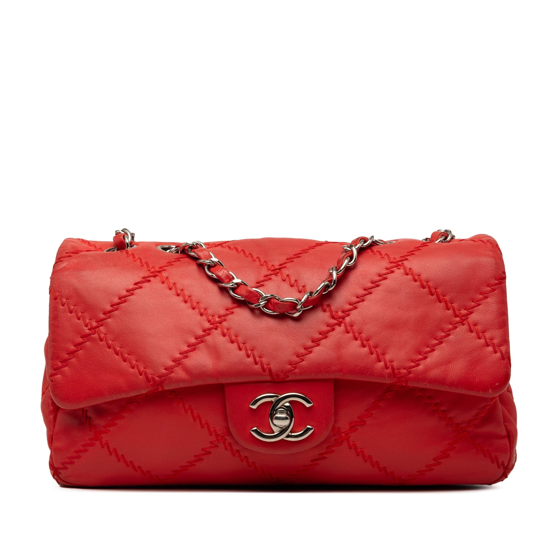 Chanel CC Quilted Lambskin Ultimate Stitch Flap