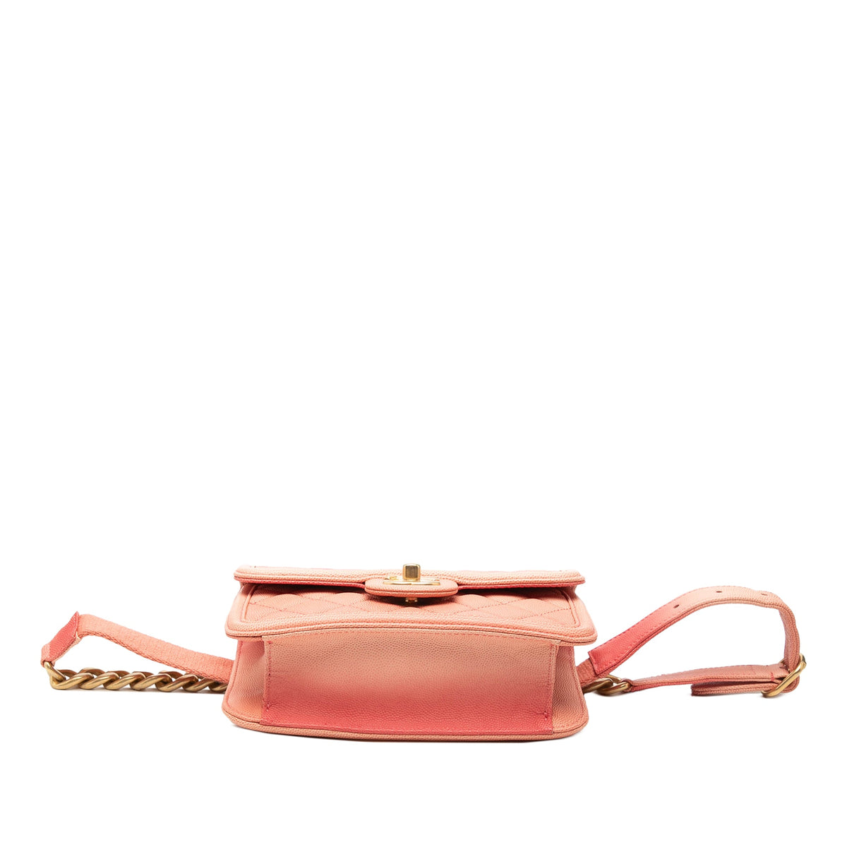 Chanel Quilted Caviar Sunset On The Sea Flap Belt Bag