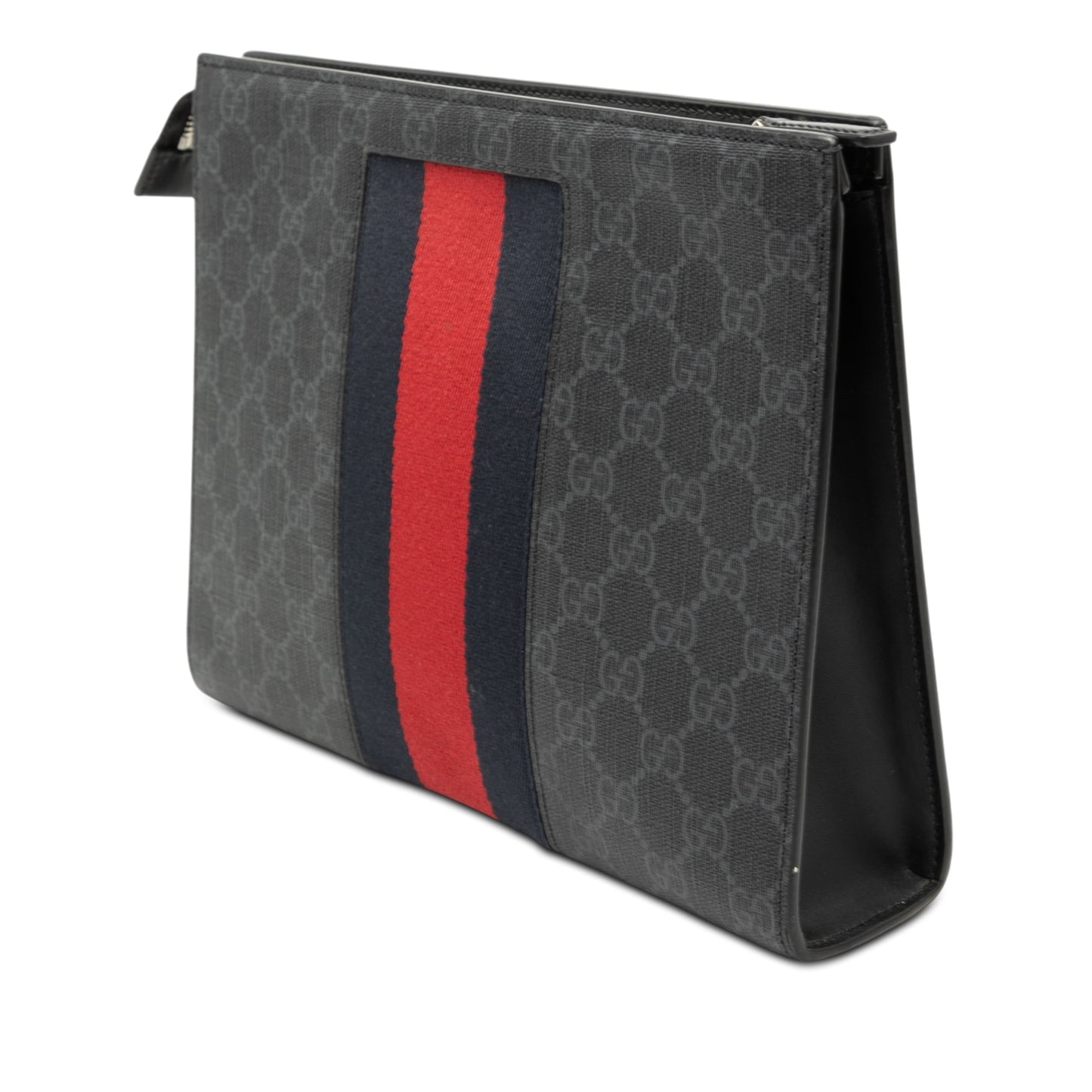 Gucci GG Supreme Web Clutch