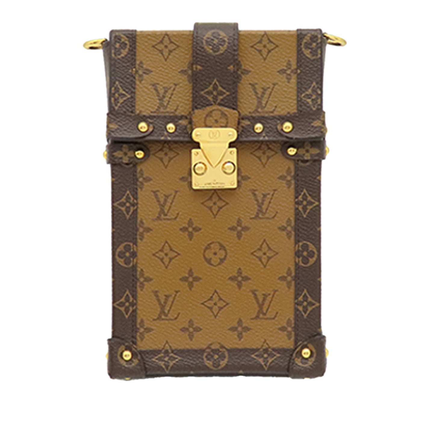 Louis Vuitton Monogram Reverse Pochette Trunk Verticale