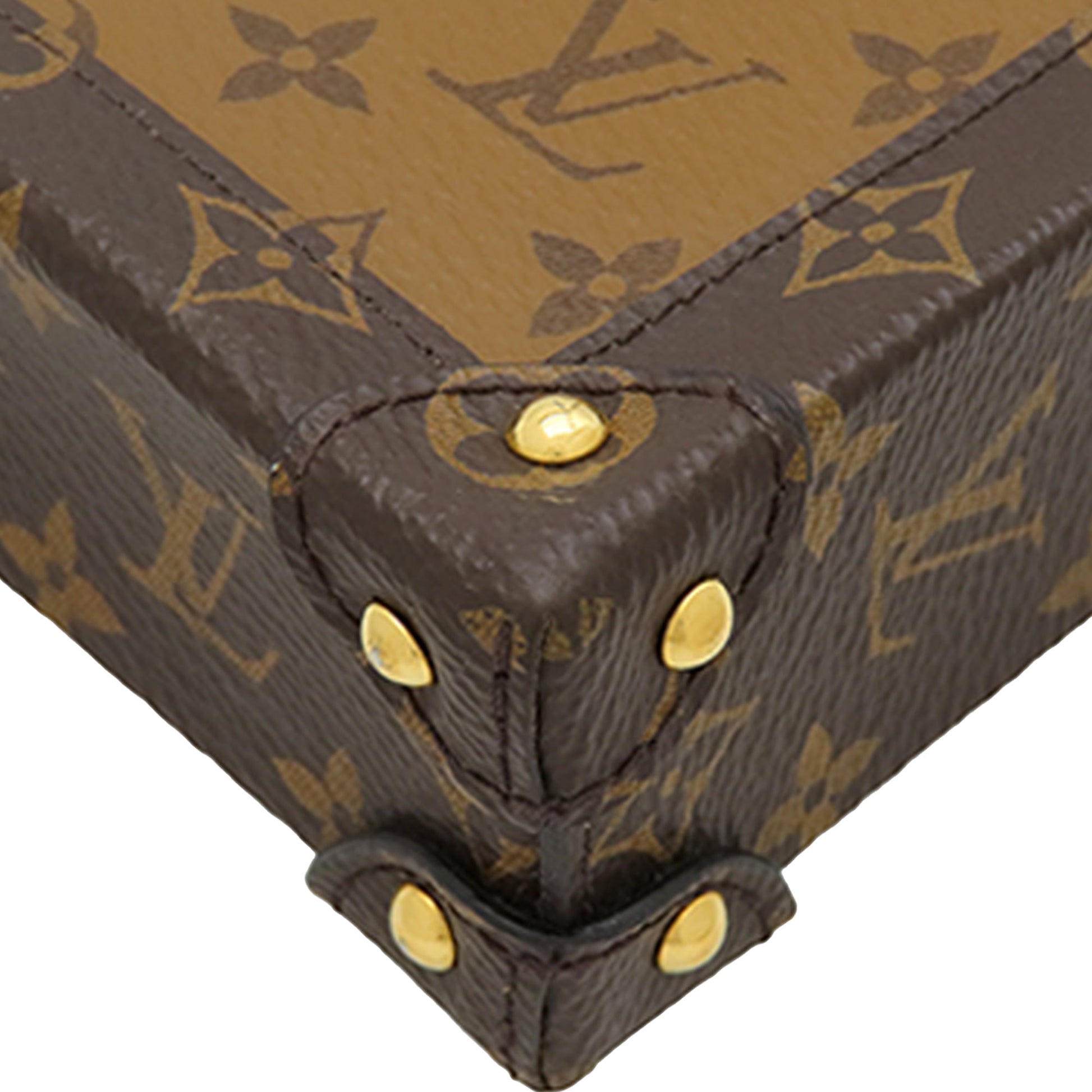 Louis Vuitton Monogram Reverse Pochette Trunk Verticale