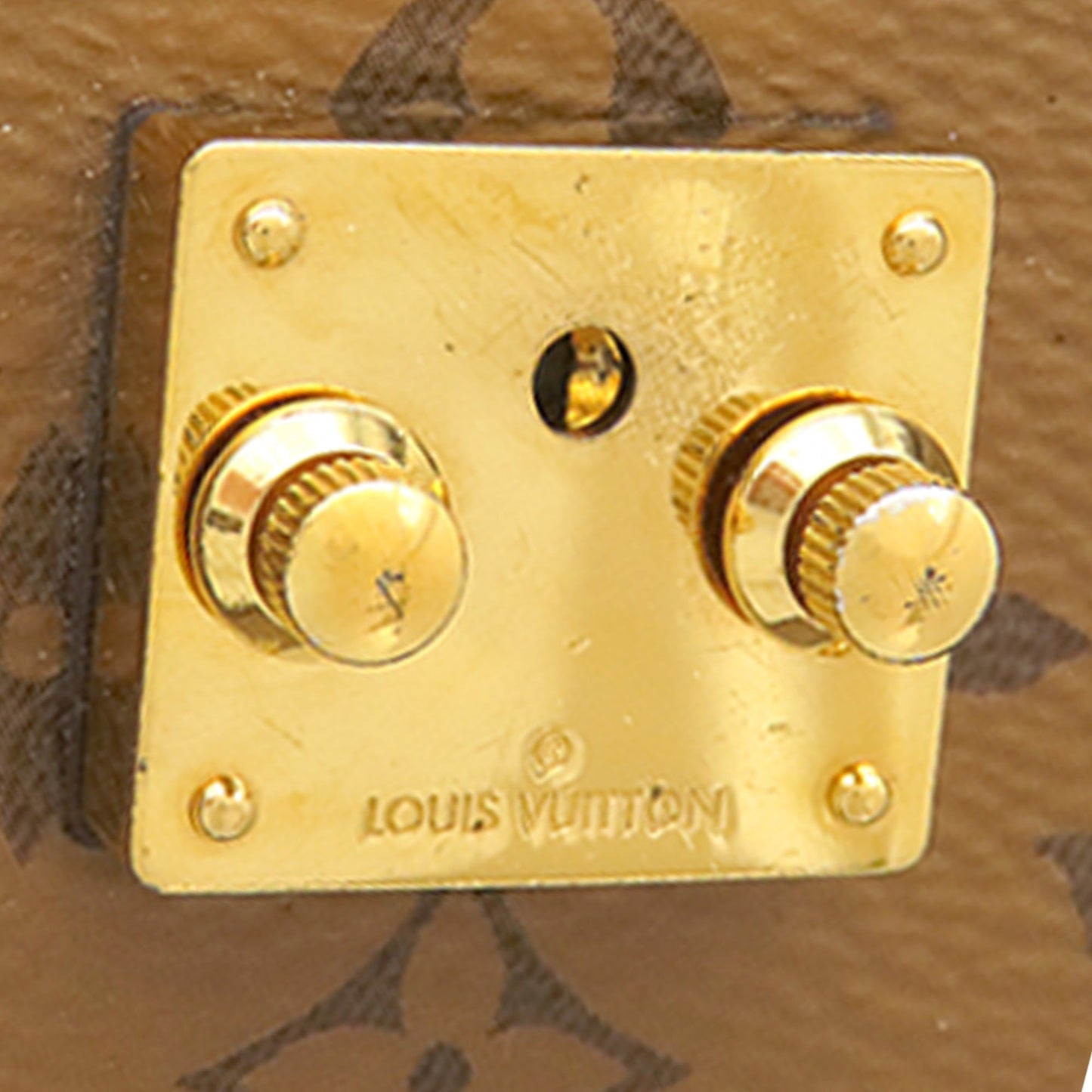 Louis Vuitton Monogram Reverse Pochette Trunk Verticale