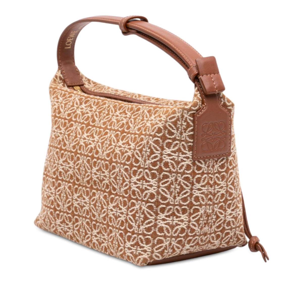 LOEWE Small Anagram Canvas Cubi Bag