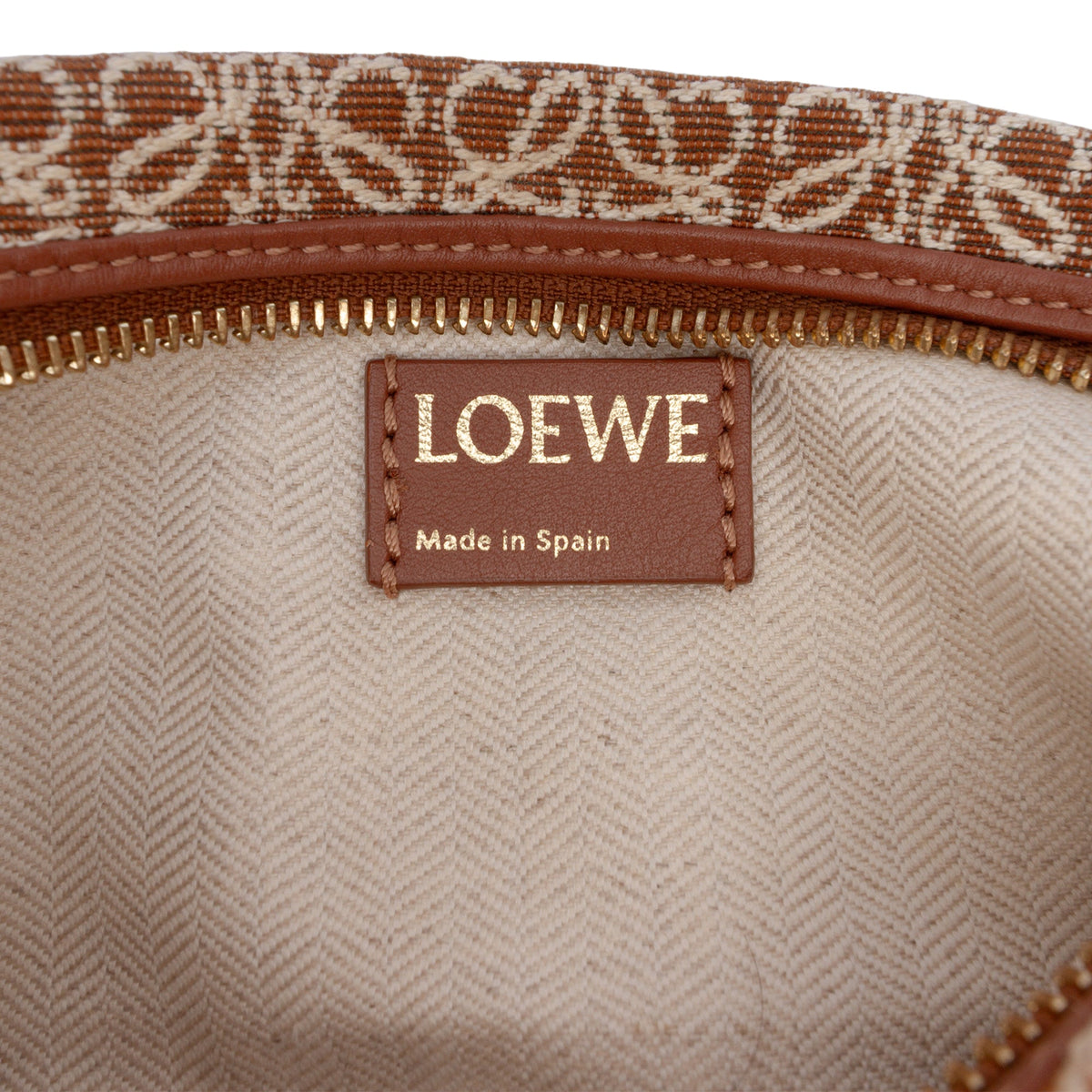 LOEWE Small Anagram Canvas Cubi Bag