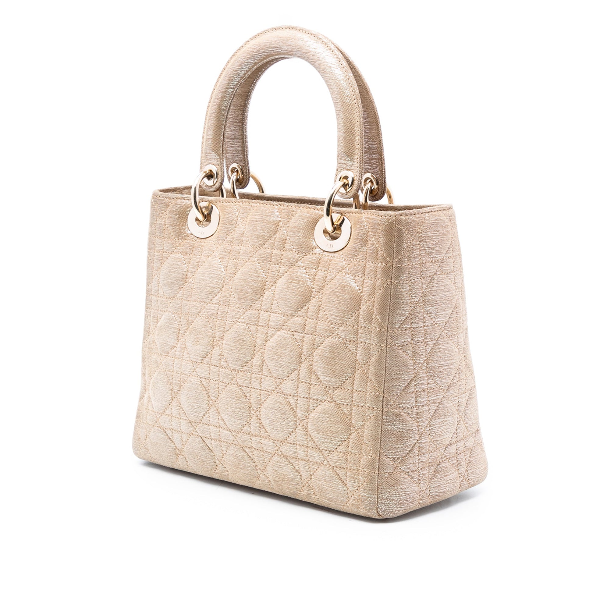 Dior Medium Iridescent Lambskin Cannage Lady Dior