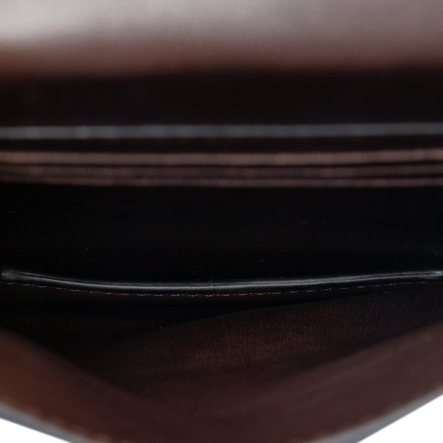 LOEWE Croc Embossed Leather Anagram Gusset Flat Crossbody