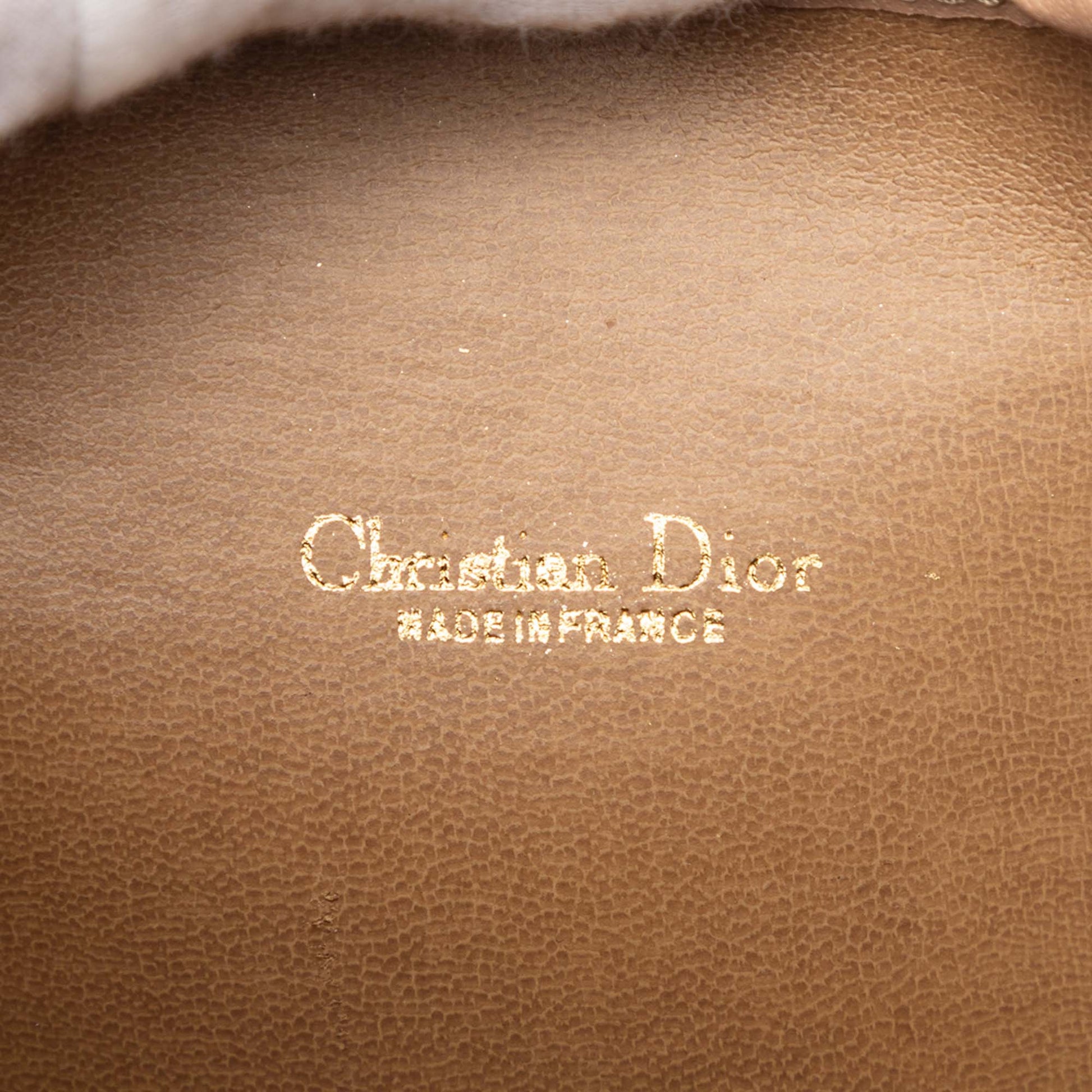 Dior Honeycomb Coated Canvas Clutch