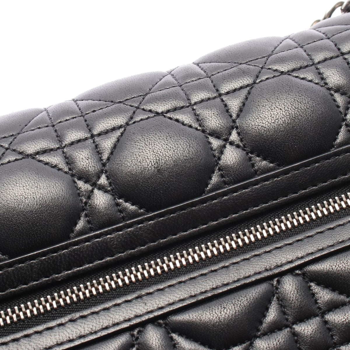 Dior Lambskin Cannage New Lock Shoulder Bag