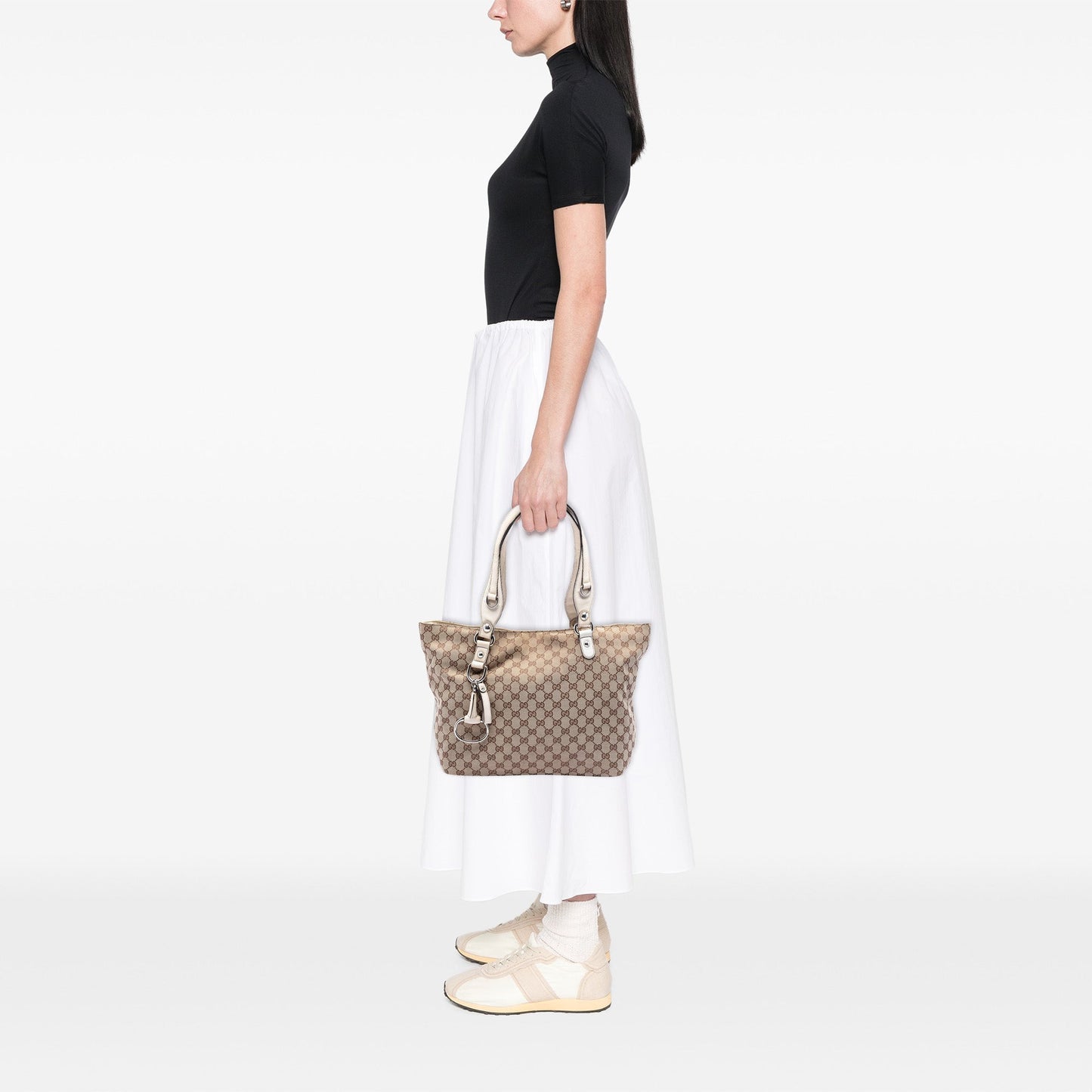 Gucci GG Canvas Icon Bit Tote