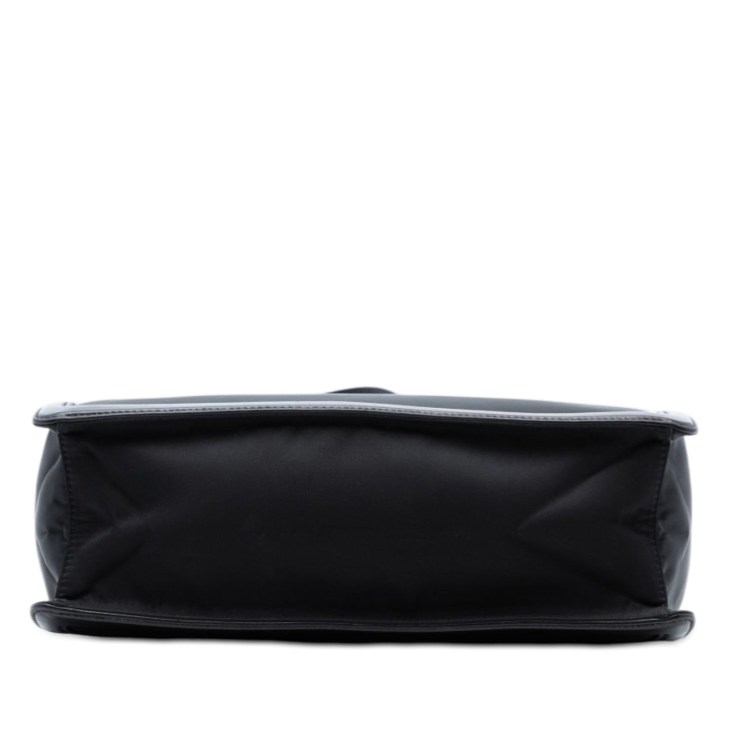 Leather Trimmed Tessuto Tote