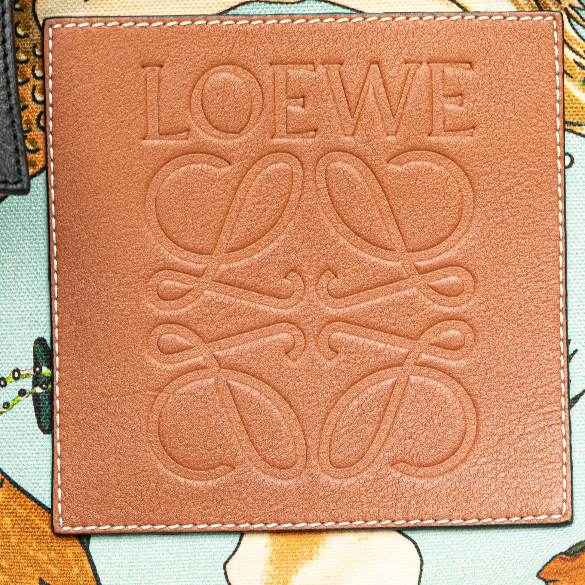 LOEWE Paulas Ibiza Medium Canvas Mermaid Print Tote