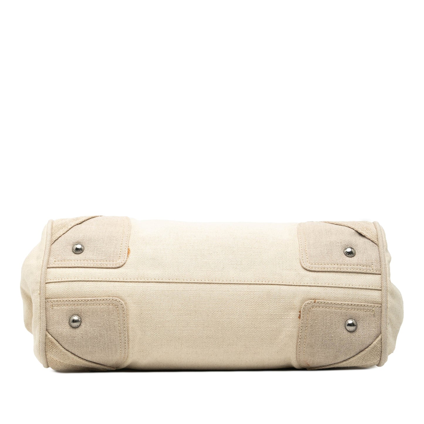 Prada Canvas Canapa Mistolino Frame Satchel